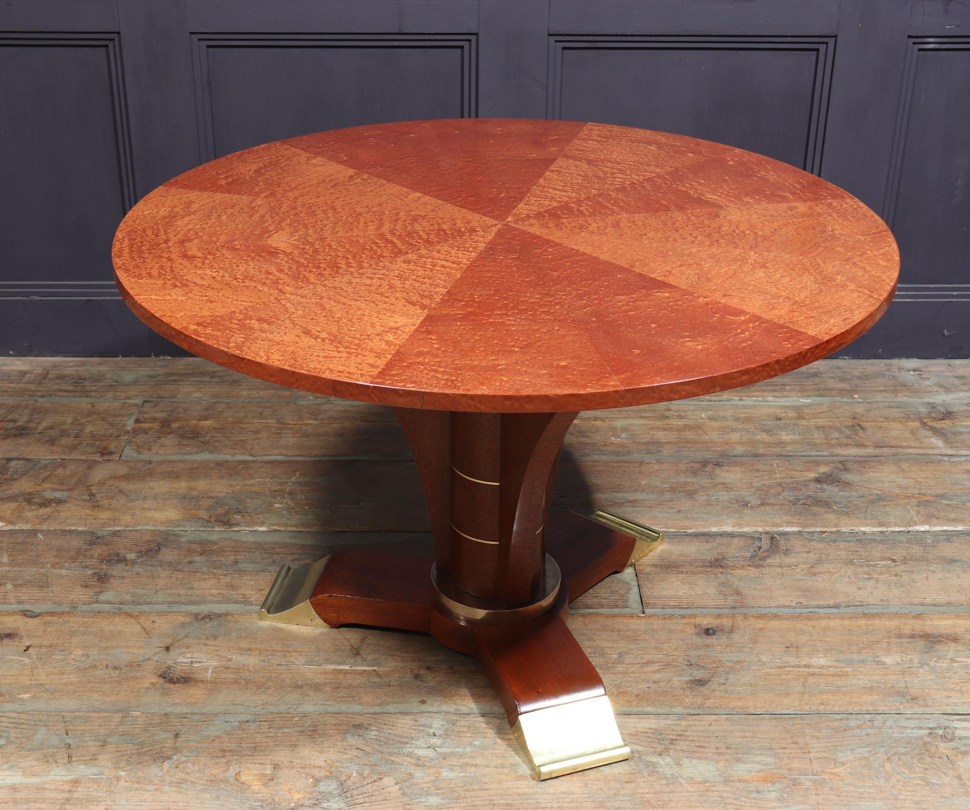 French Art Deco Table by Jules Leleu, circa 1925 For Sale 5