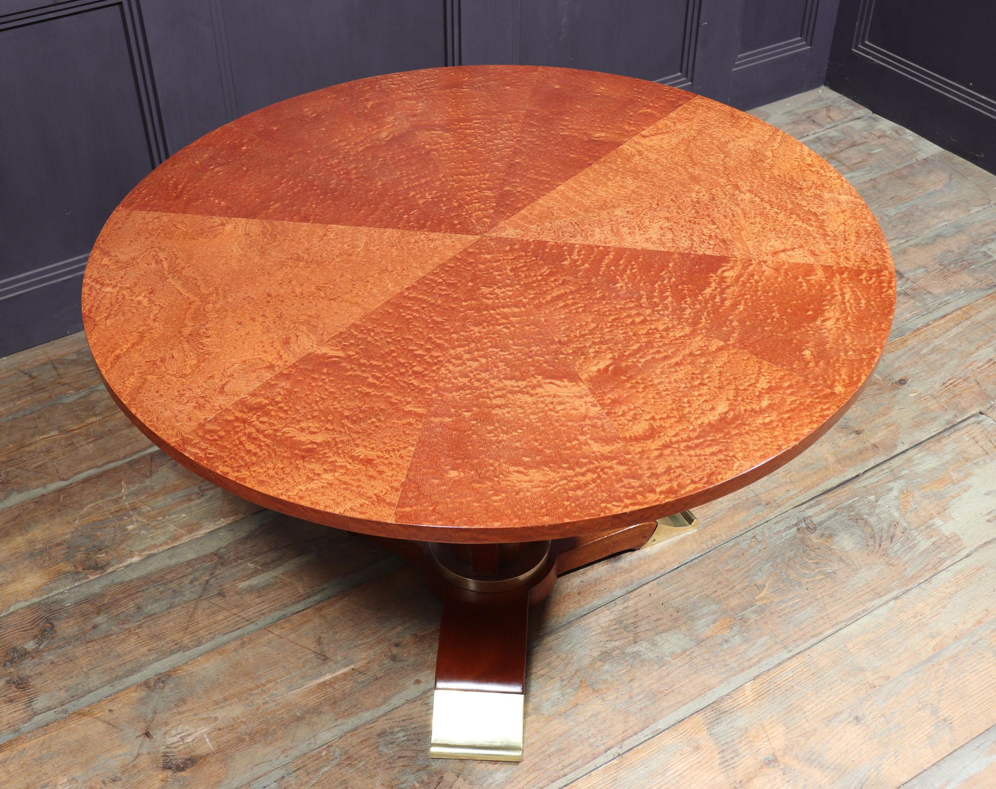 French Art Deco Table by Jules Leleu, circa 1925 For Sale 9
