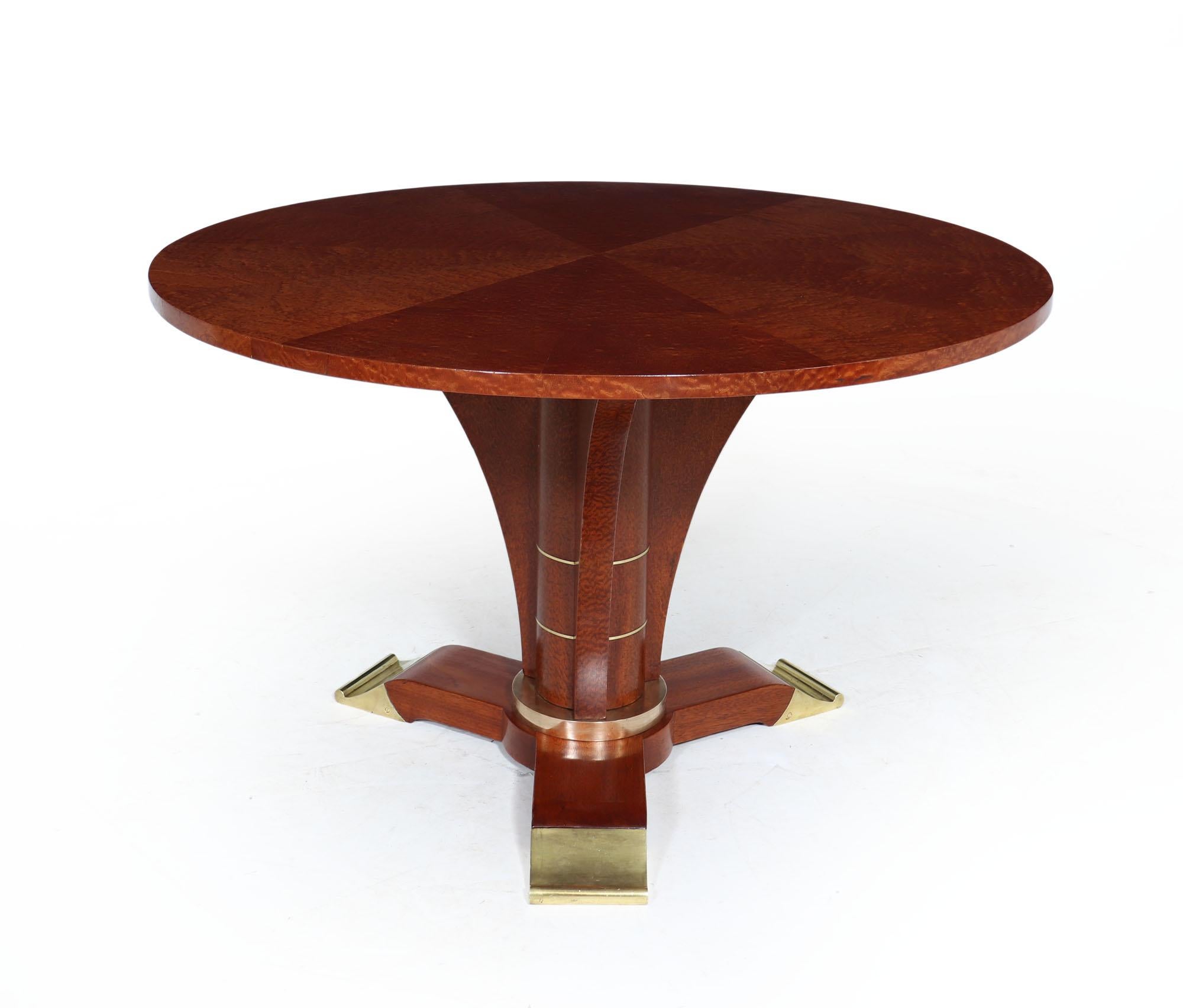 French Art Deco Table by Jules Leleu, circa 1925 In Excellent Condition For Sale In Paddock Wood Tonbridge, GB