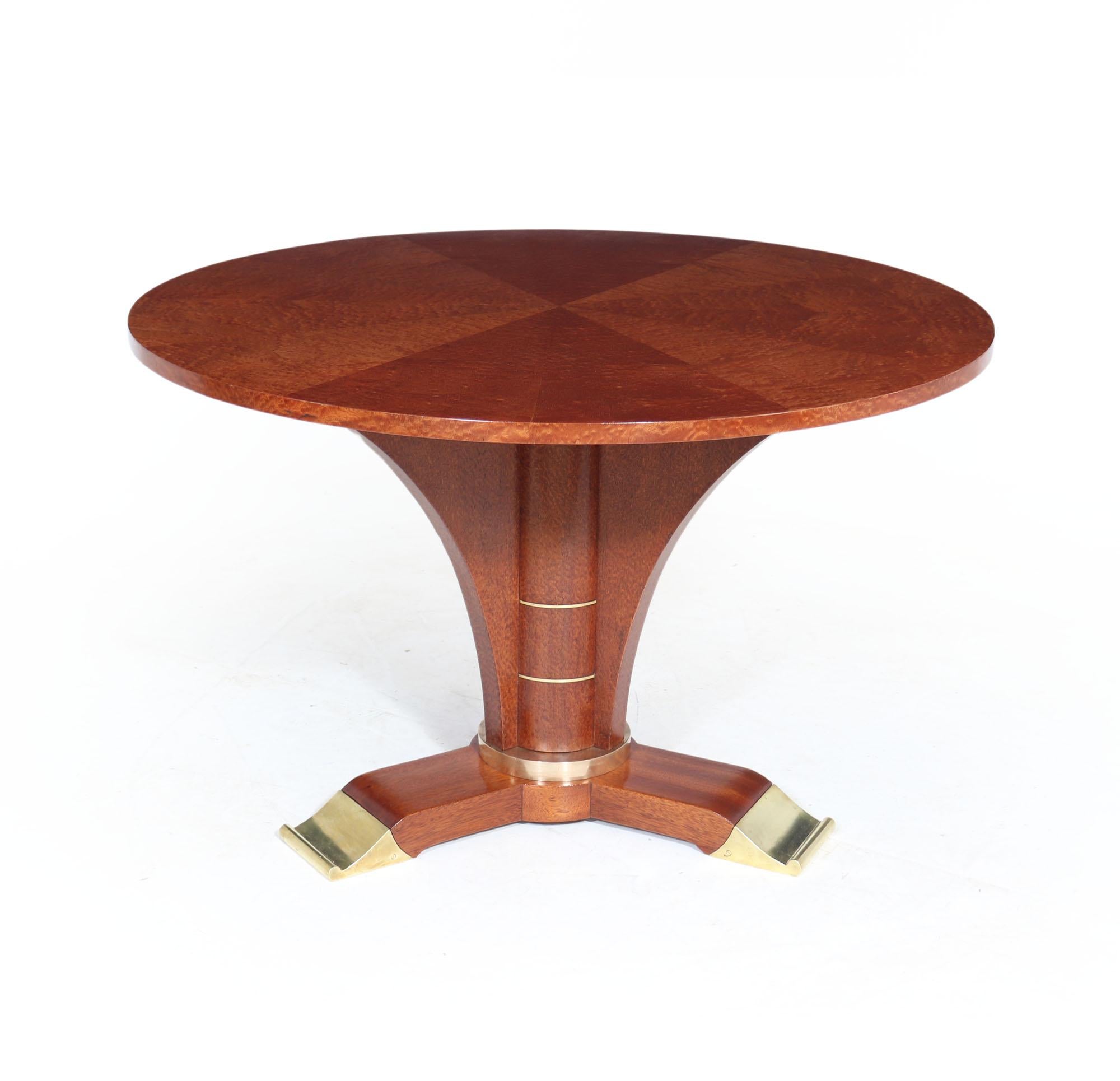 French Art Deco Table by Jules Leleu, circa 1925 For Sale 1