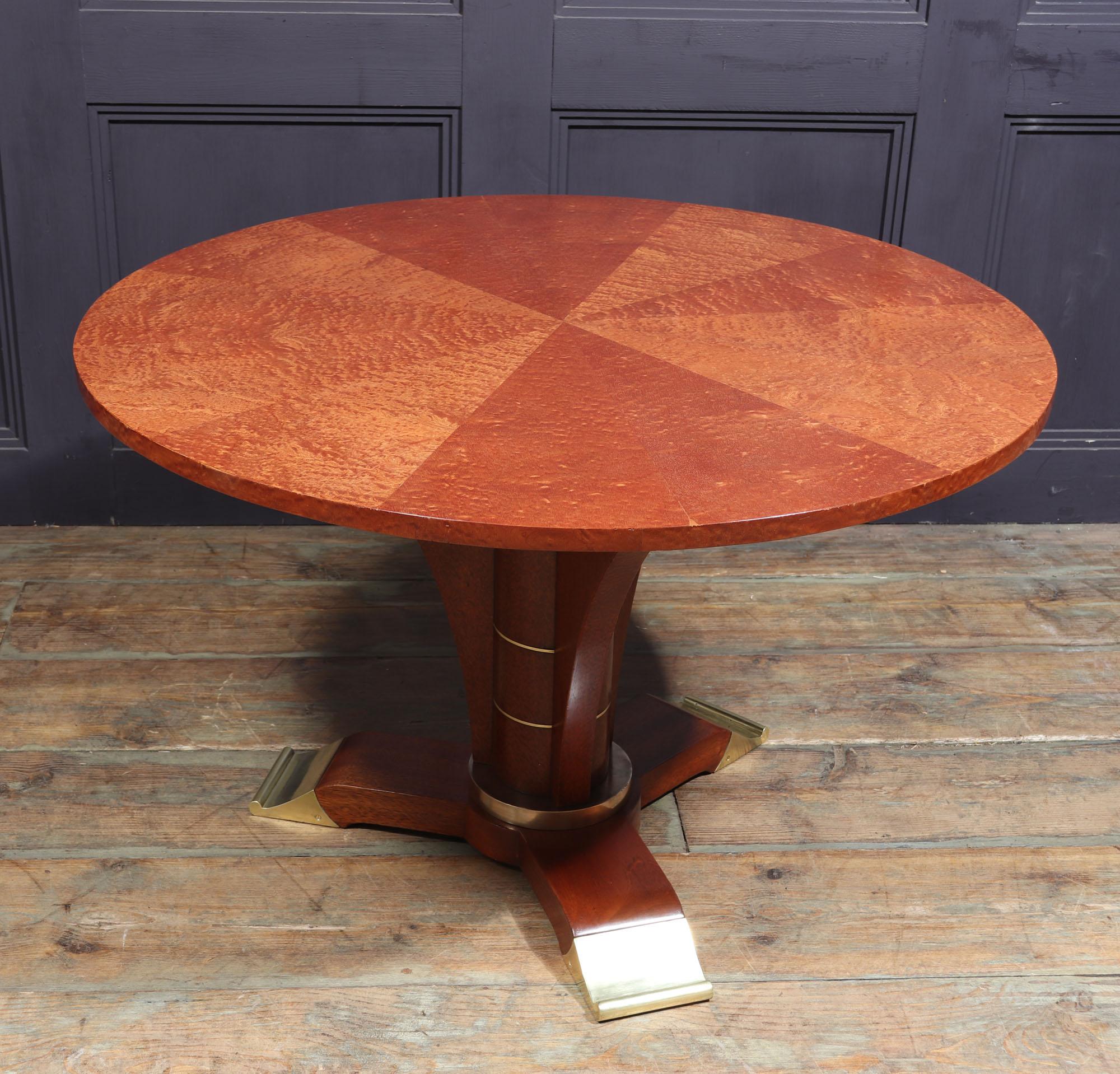 French Art Deco Table by Jules Leleu, circa 1925 For Sale 2