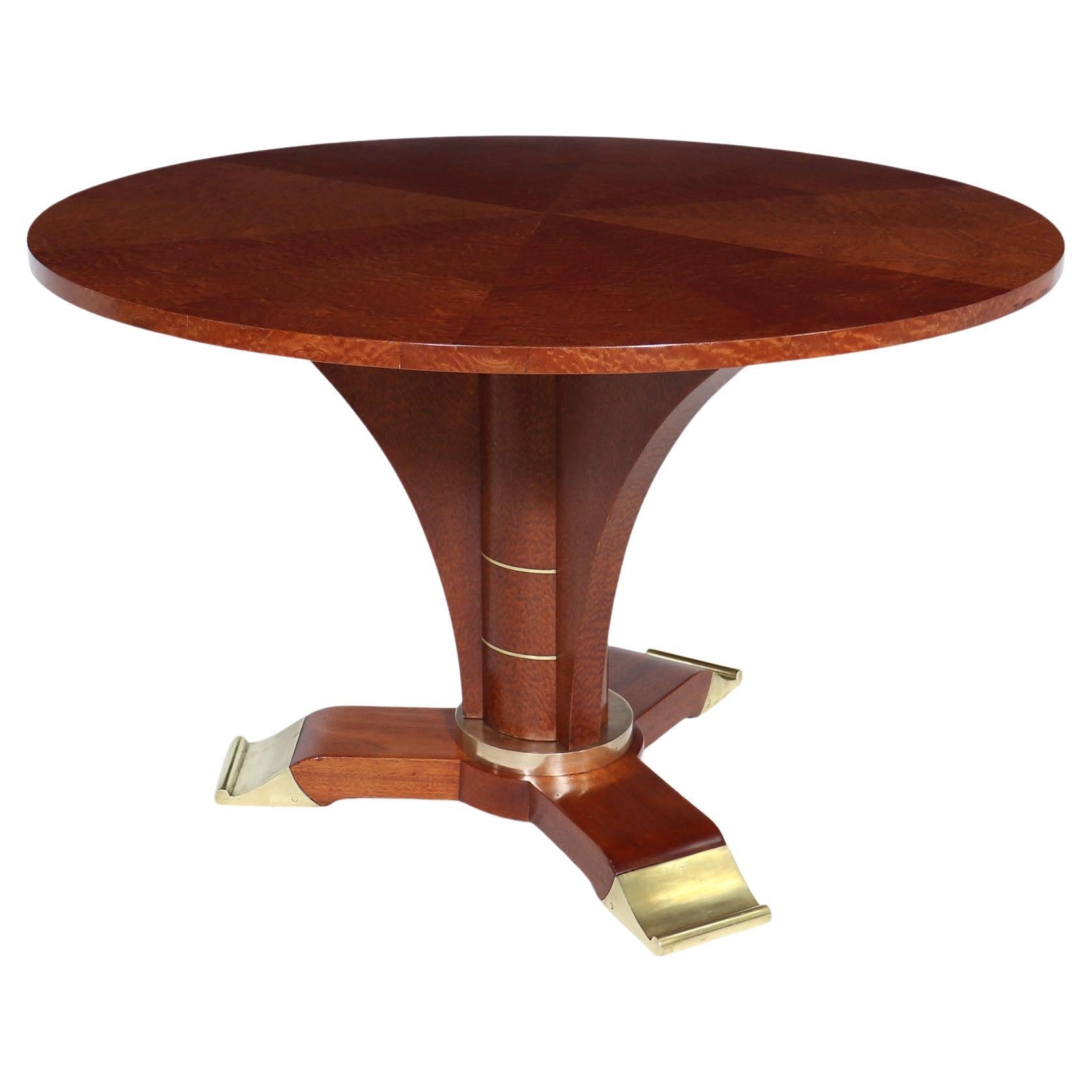 French Art Deco Table by Jules Leleu, circa 1925 For Sale