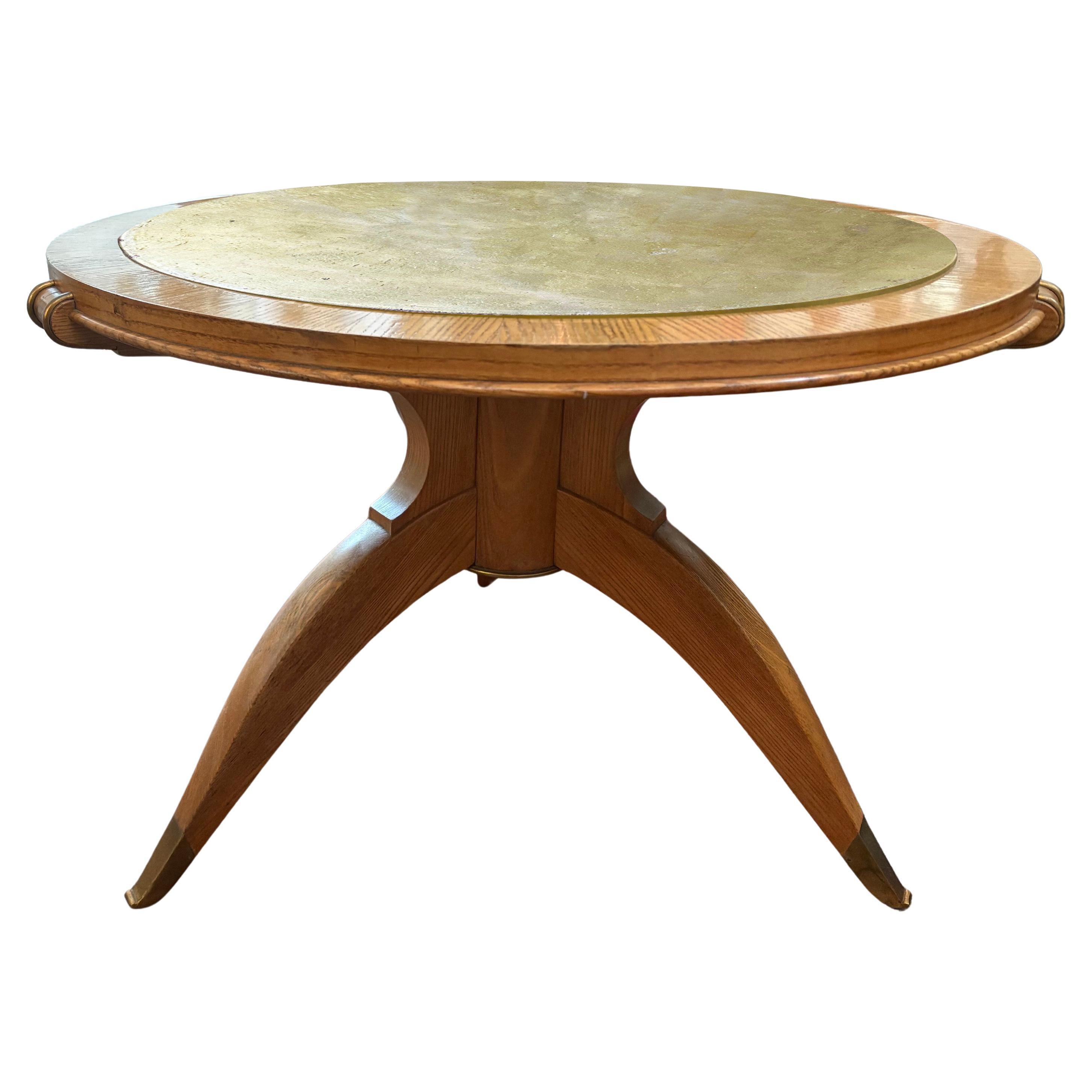 French Art Deco Table By Jules Leleu