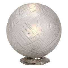 French Art Deco table lamp big format by SABINO
