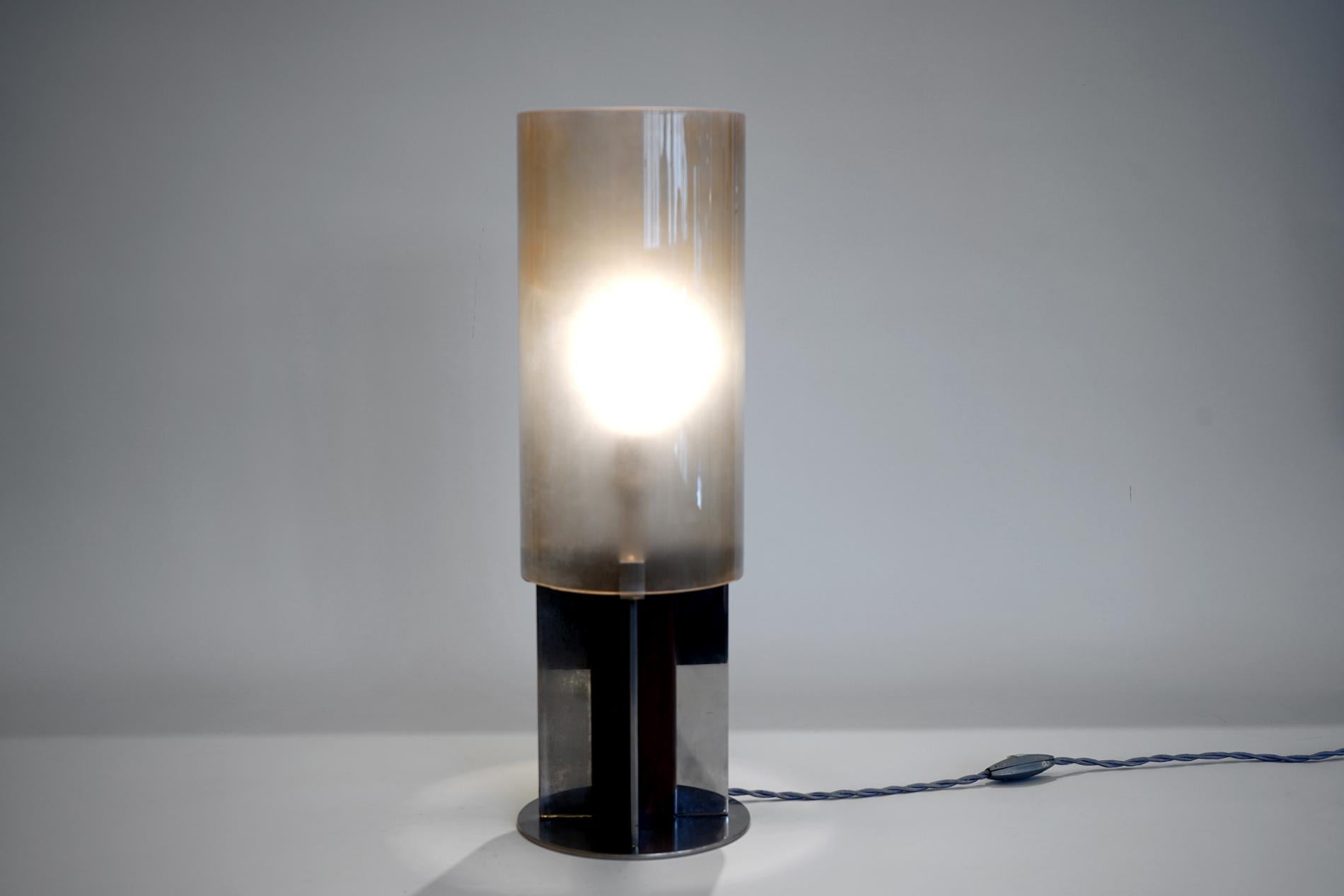 Français Lampe de table Art déco française par Boris Lacroix  en vente