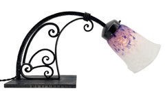 Lampada da tavolo Art Deco francese di Charles Schneider & François Carion, 1910