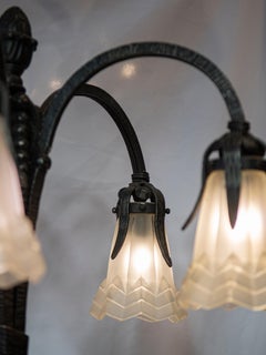 Lampe de table Art déco par Degué, années 1930