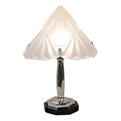 French Art Deco Table Lamp by Degué