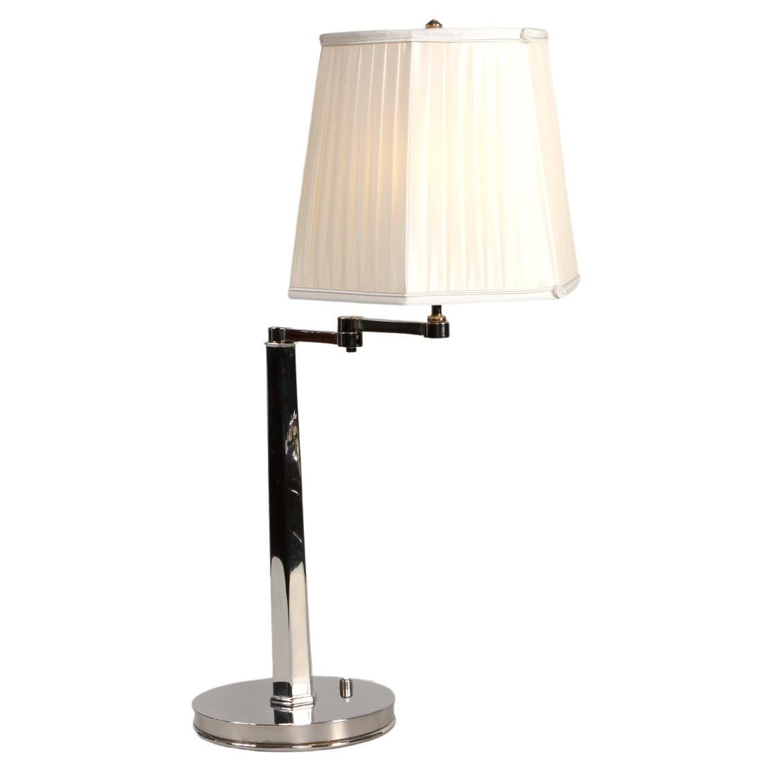 French Art deco table lamp by Dominique  For Sale