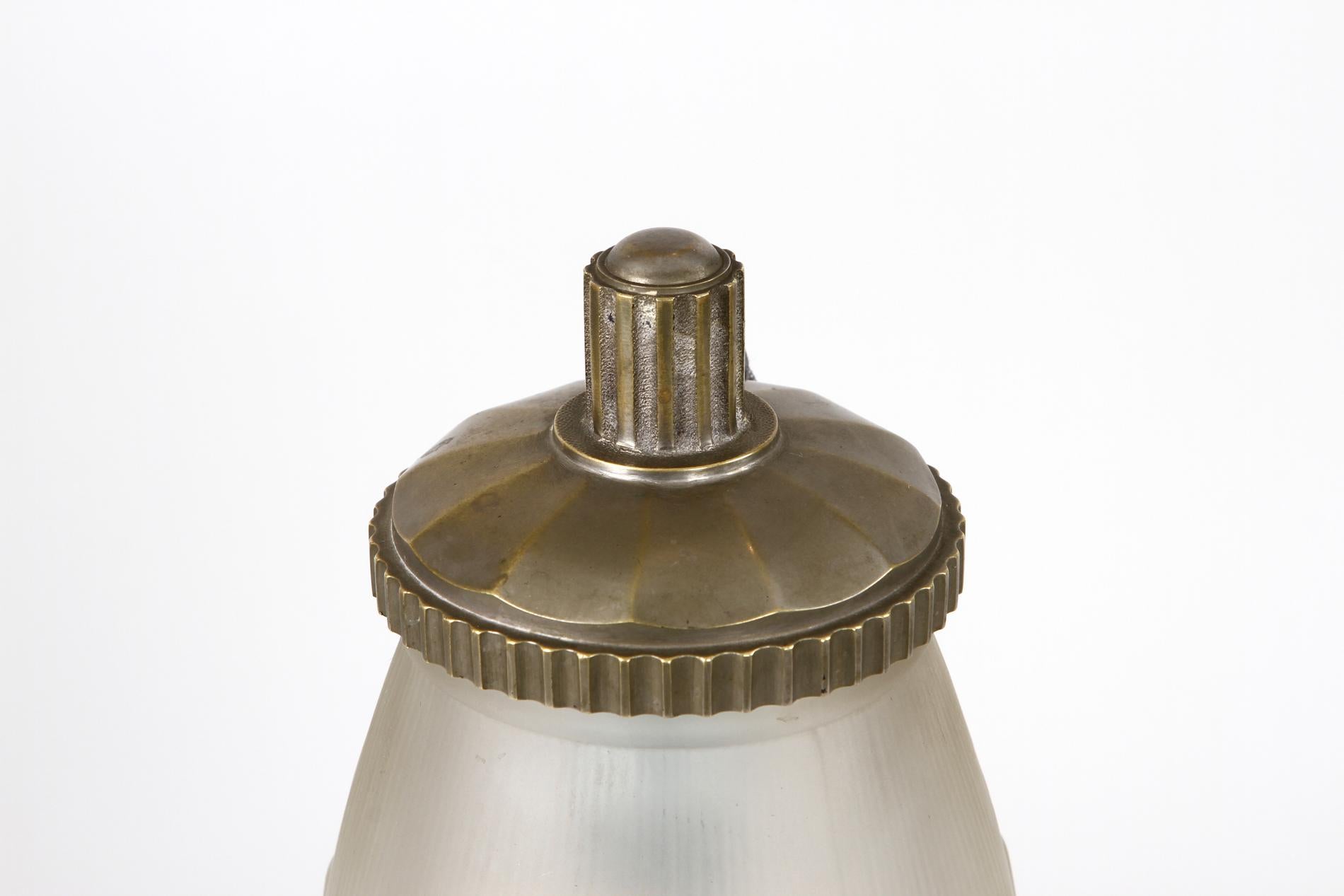 Lampe de table Art déco française par Genet & Michon Excellent état - En vente à SAINT-OUEN-SUR-SEINE, FR