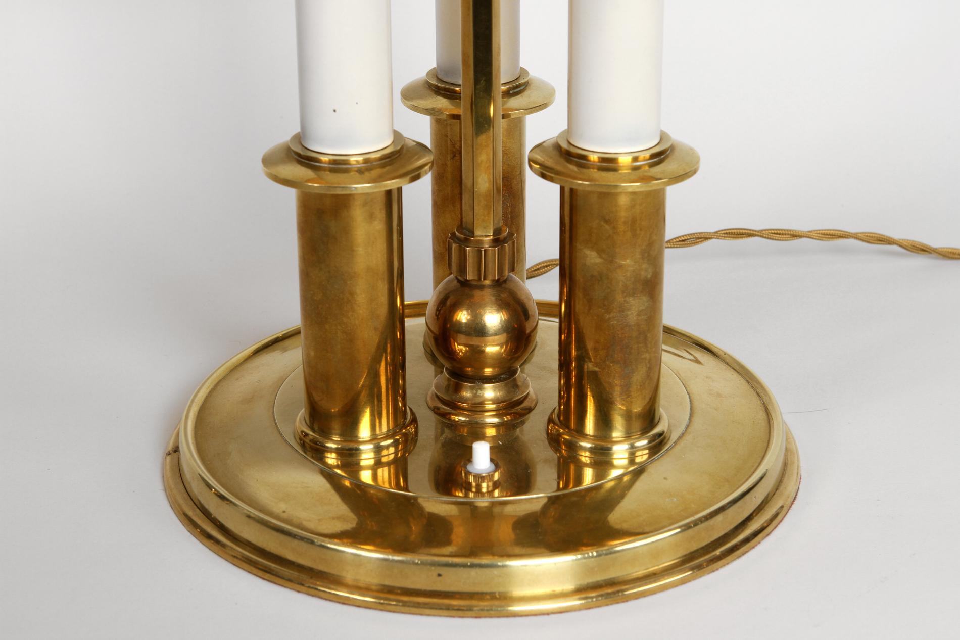 20th Century French Art Deco table lamp by Genet & Michon For Sale