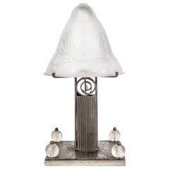 Tischlampe im Art-déco-Stil von Muller Ferers