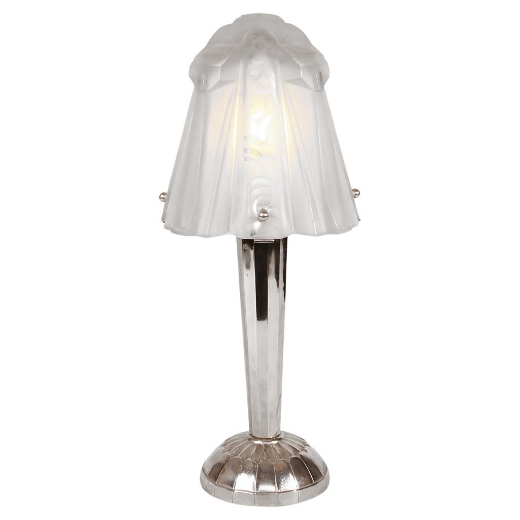 French Art Deco table lamp by MULLER frères