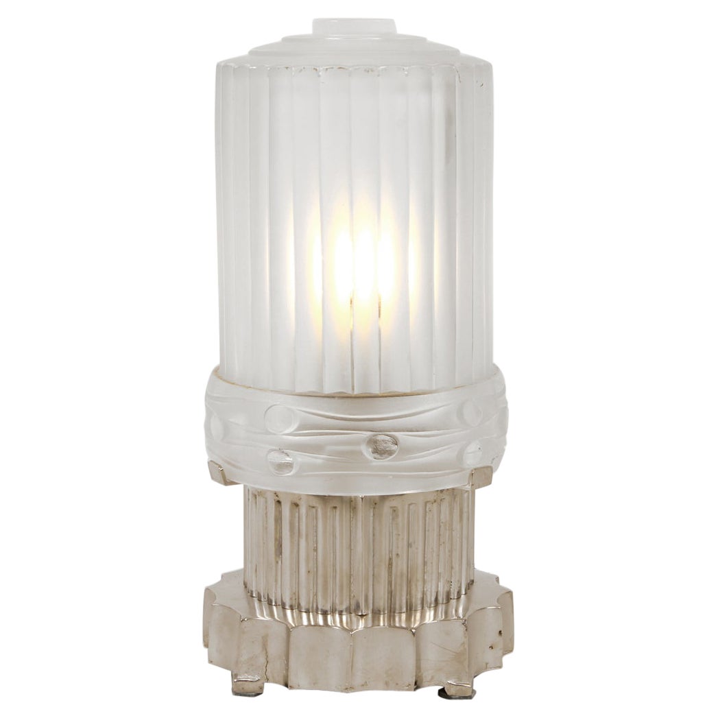 French Art Deco table lamp by Sabino