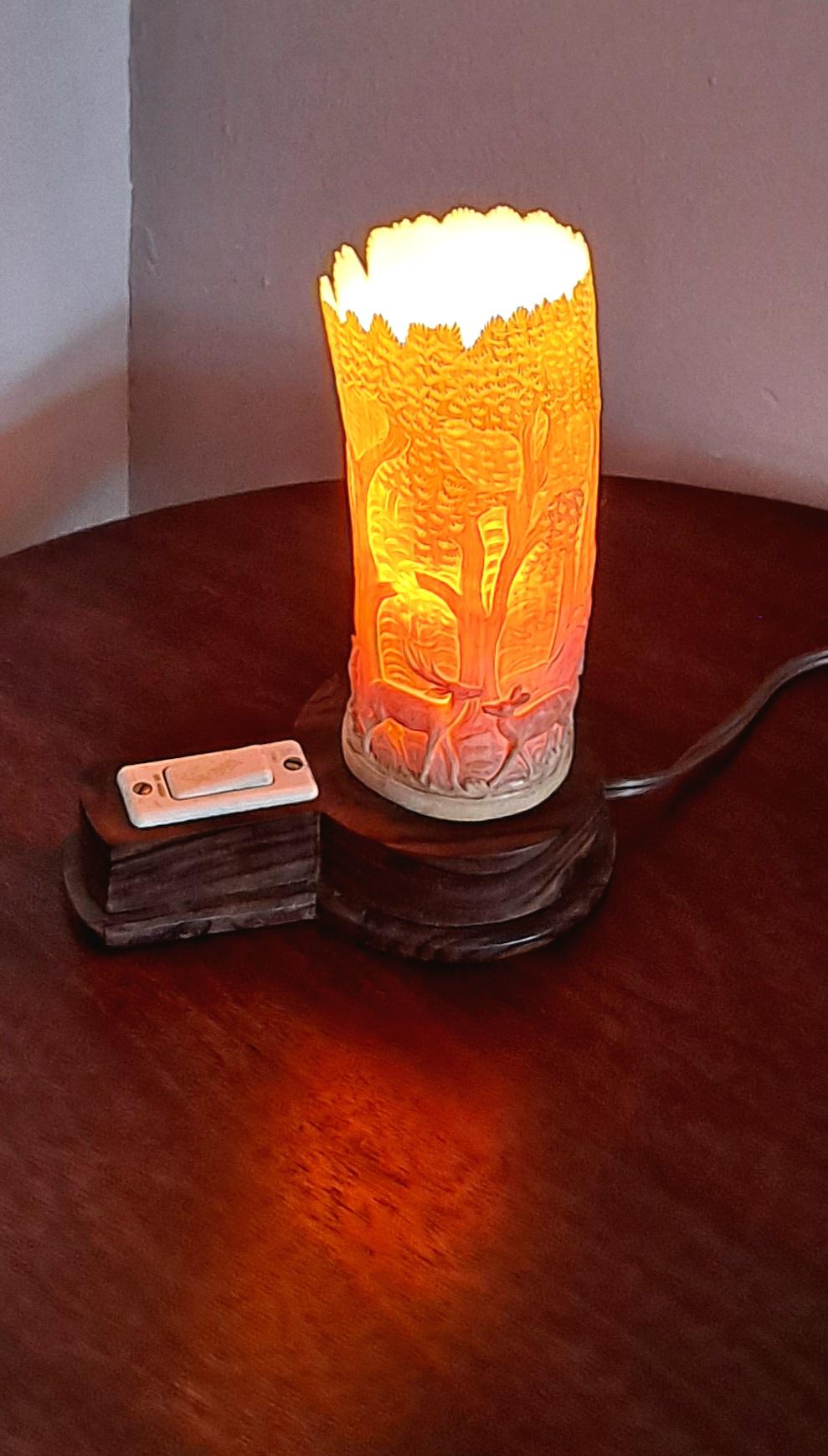 Milieu du XXe siècle Lampe de table Art Déco française  en vente