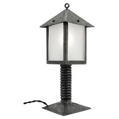 Used French Art Deco Table Lamp / Lantern, 1920s