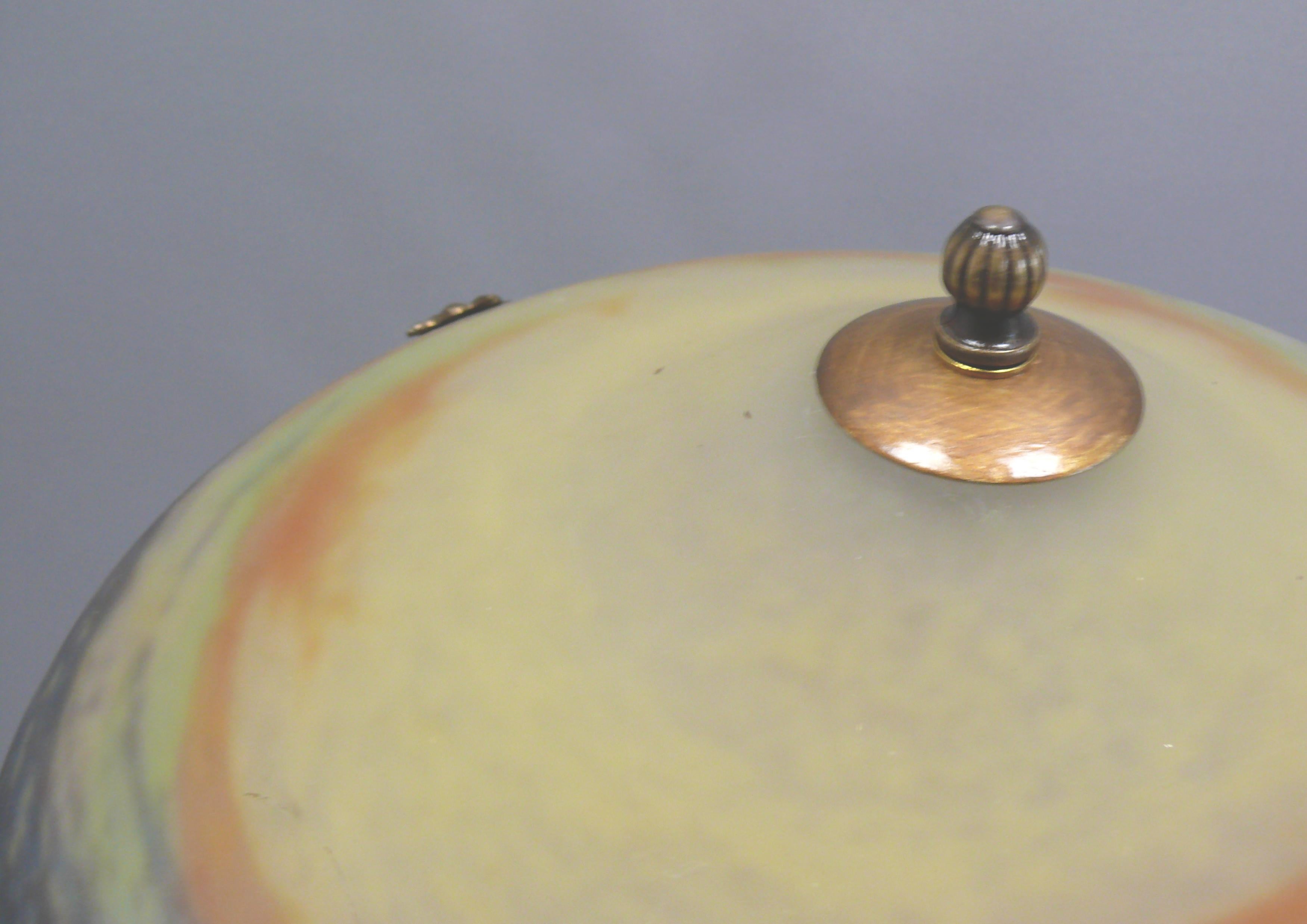 Lámpara de sobremesa francesa Art Déco, Muller Frères Luneville, años 30 en venta 6