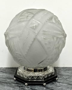 French Art Deco Table Lamps by Muller Freres