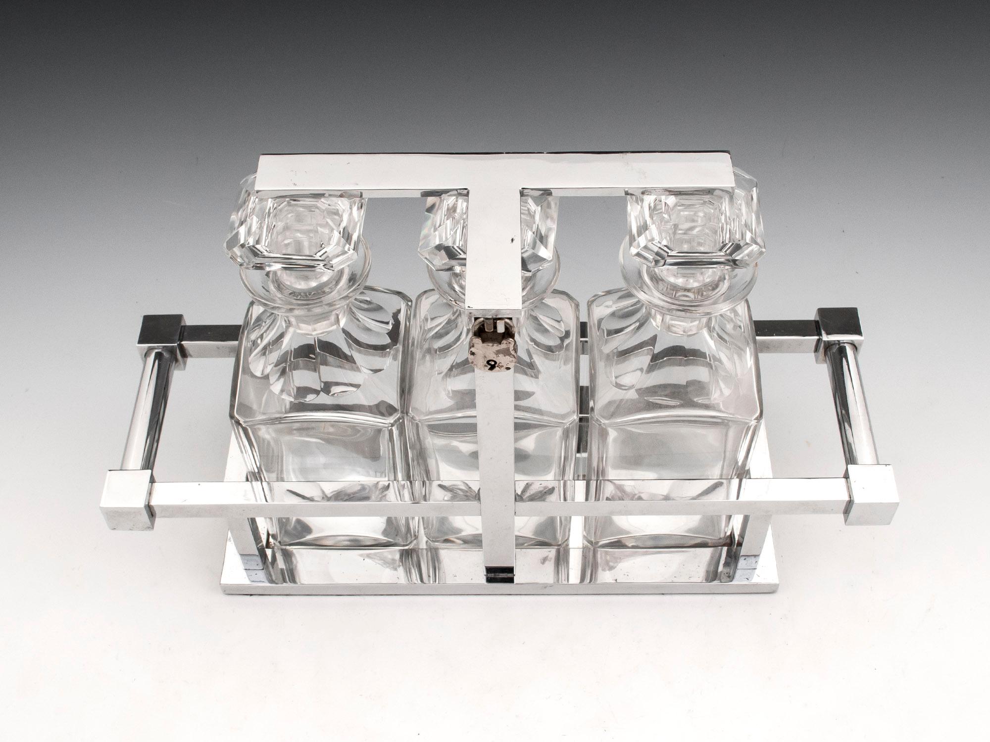 Mid-20th Century French Art Deco Tantalus by Designer Jacques Adnet