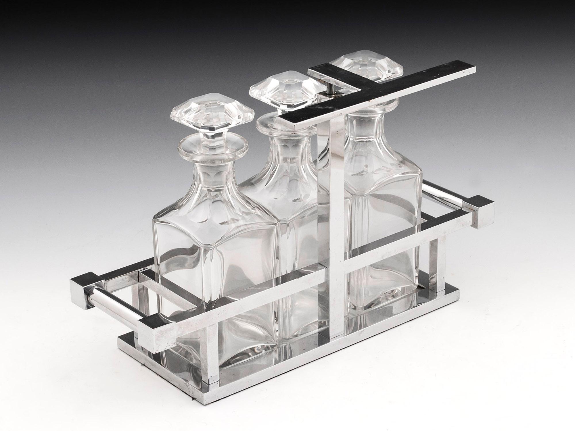 French Art Deco Tantalus by Designer Jacques Adnet 1