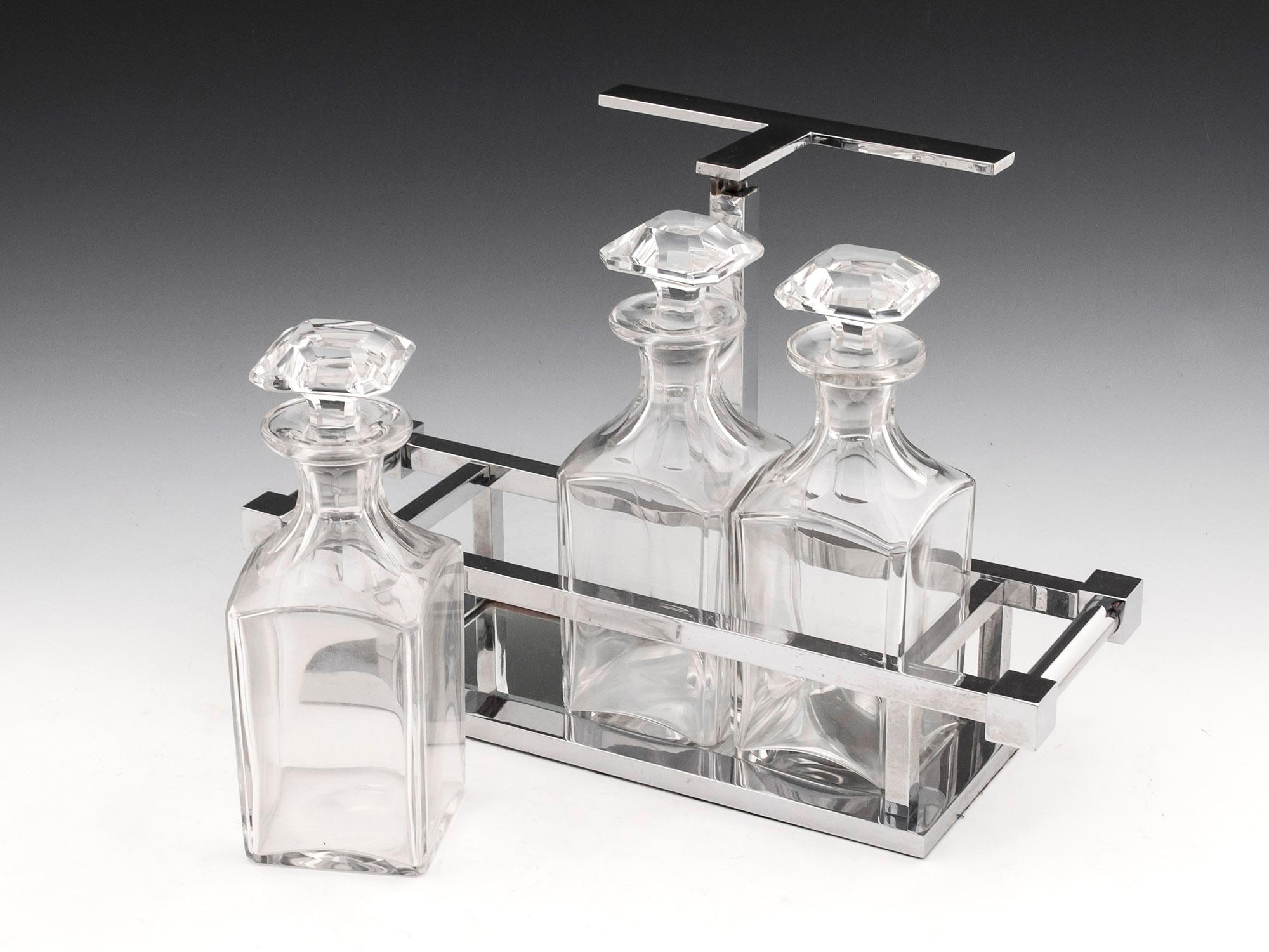 French Art Deco Tantalus by Designer Jacques Adnet 2