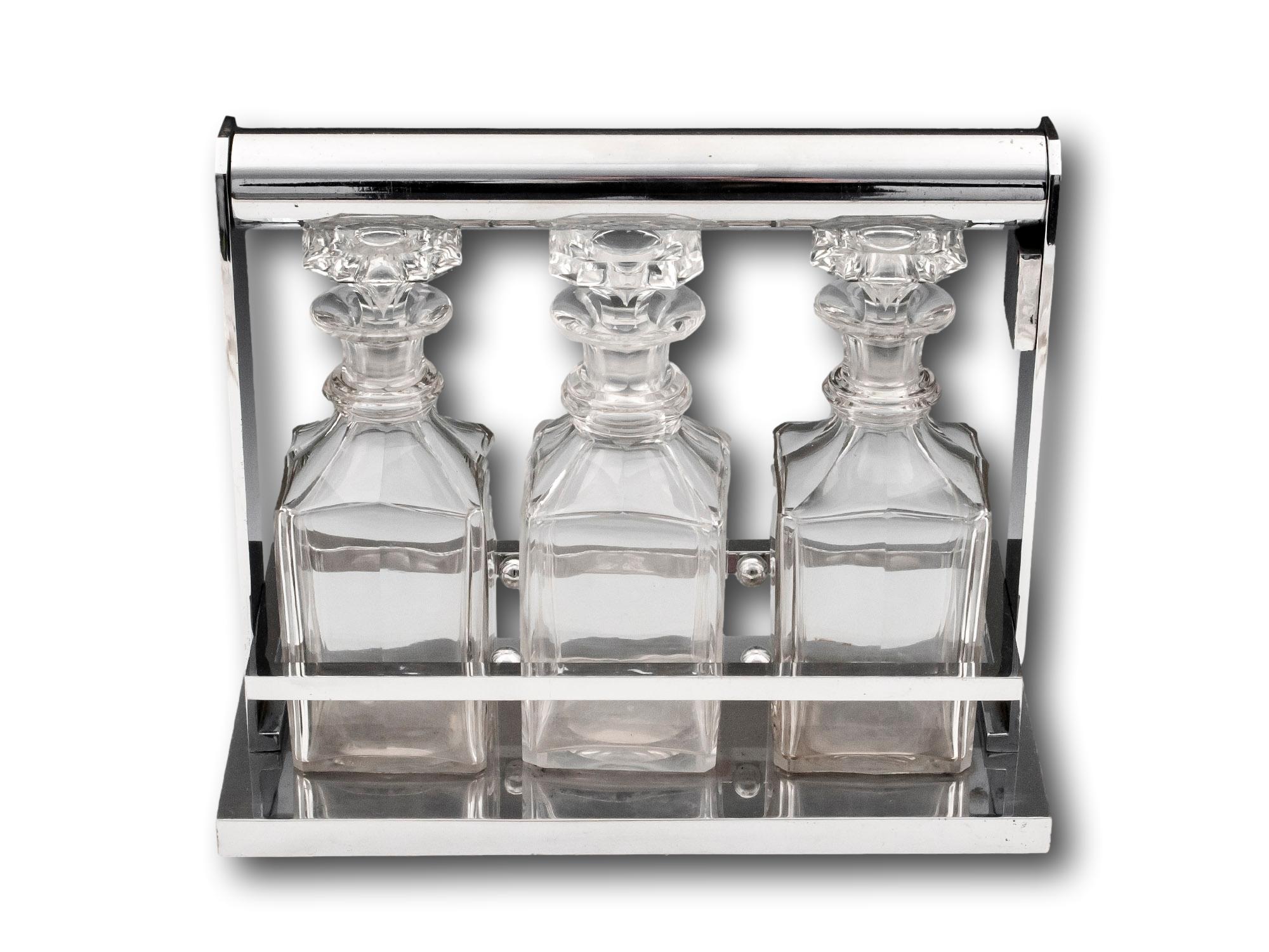 Französischer Art Deco Tantalus Jaques Adnet (Art déco) im Angebot