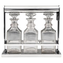 Vintage French Art Deco Tantalus Jaques Adnet