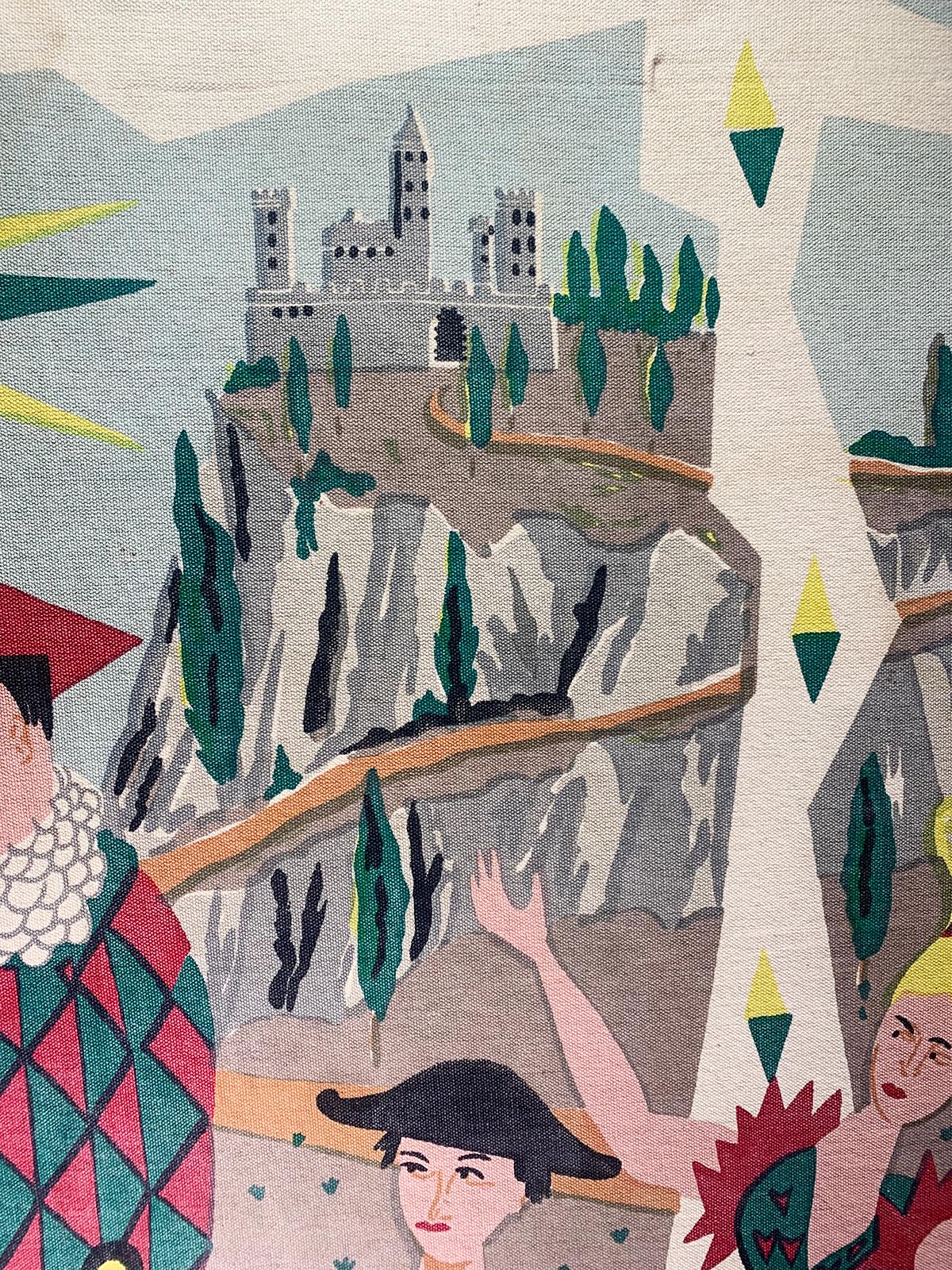 French Art Deco Tapestry In Good Condition For Sale In Beirut, LB
