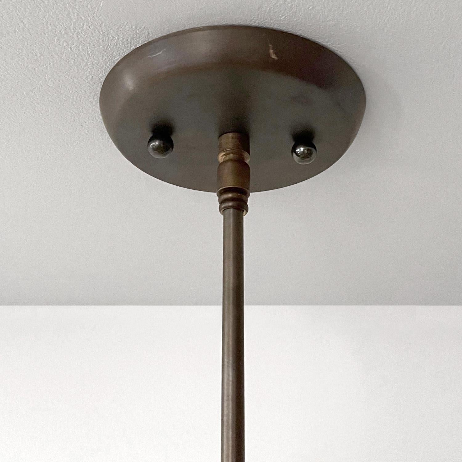 French Art Deco Teardrop Pendant Ceiling Light For Sale 8