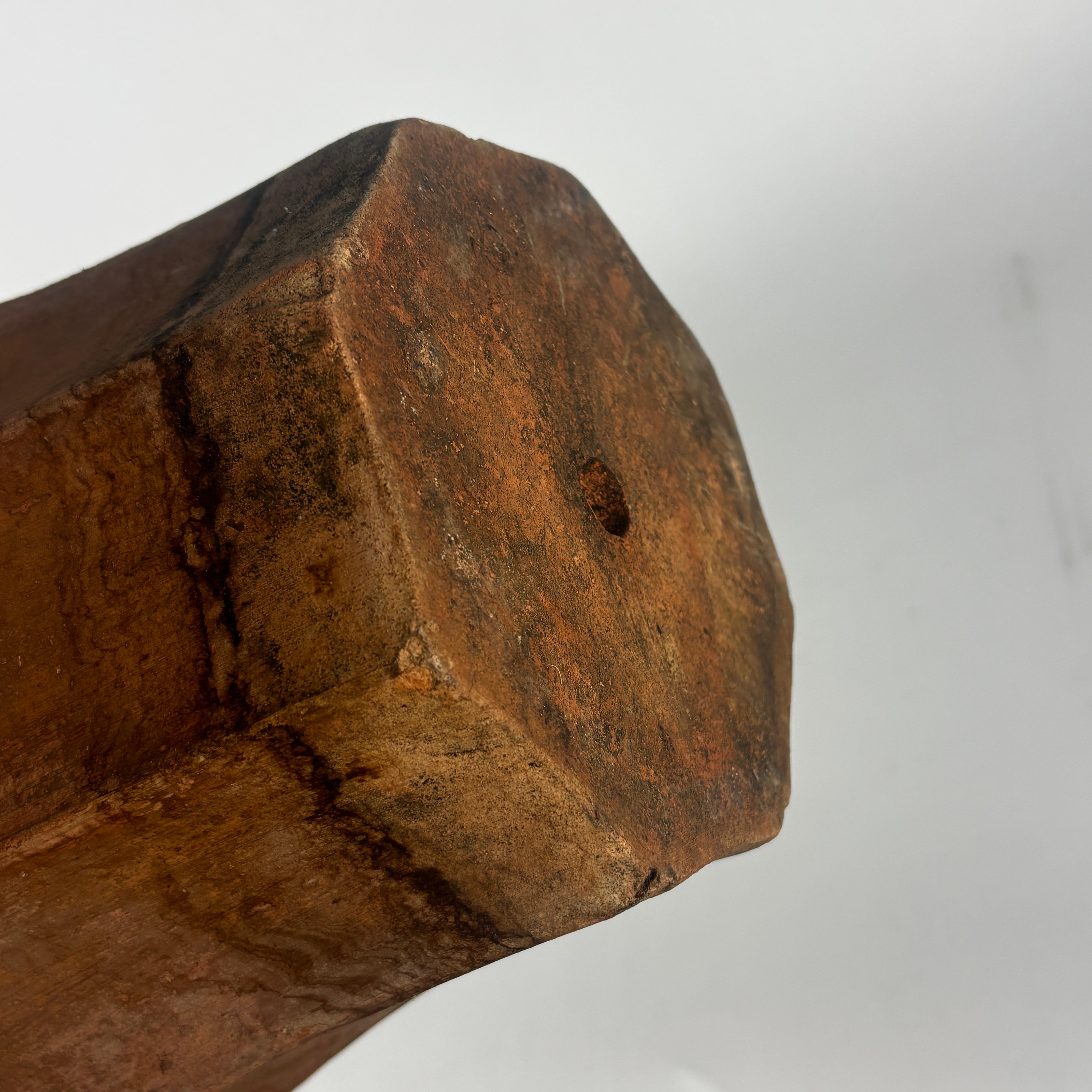 Französisch Art Deco Terra Cotta Pflanzgefäß Topf im Zustand „Starke Gebrauchsspuren“ im Angebot in Santa Fe, NM