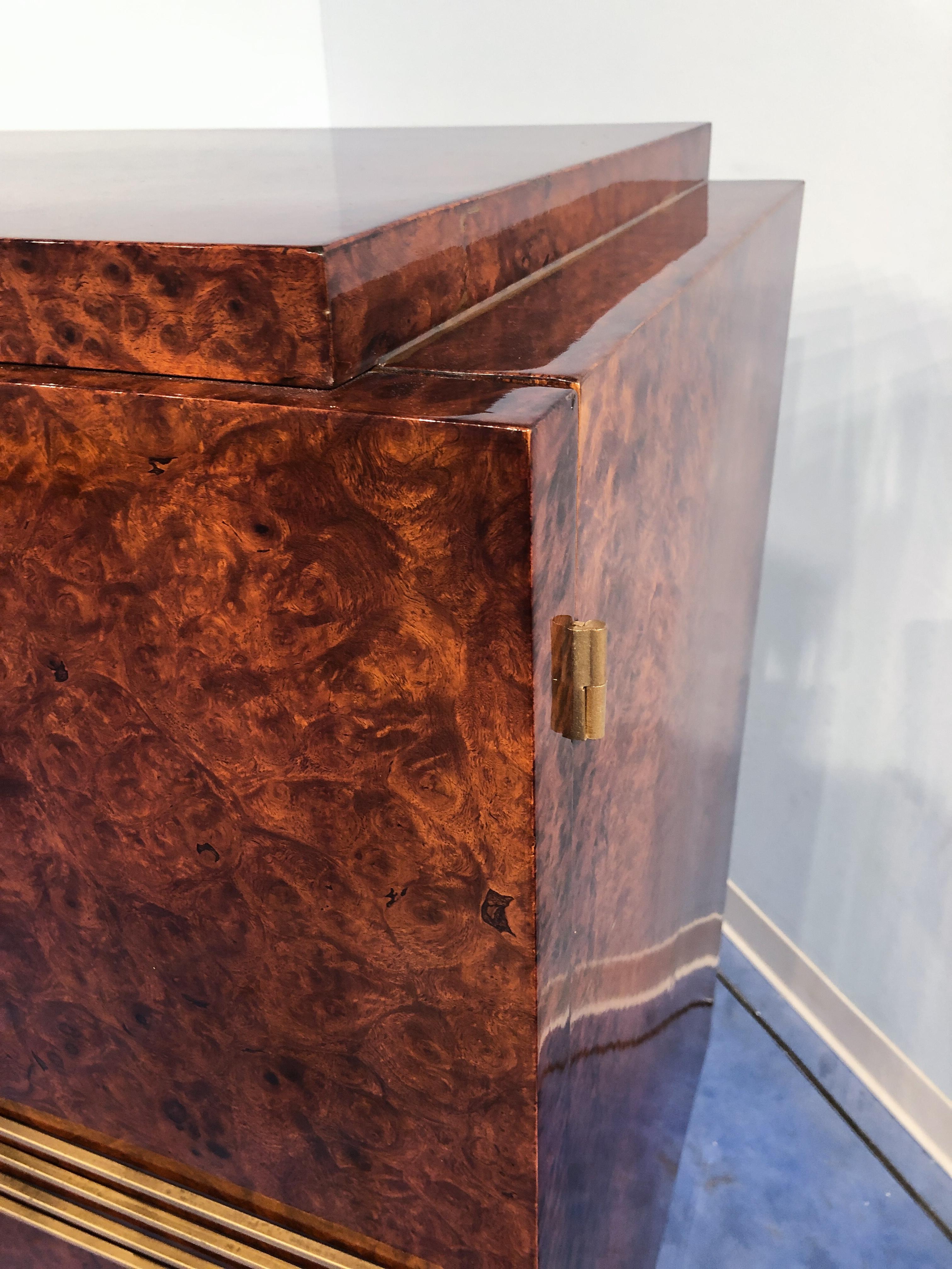 Enfilade Art Déco français en thuya, années 1940 en vente 5