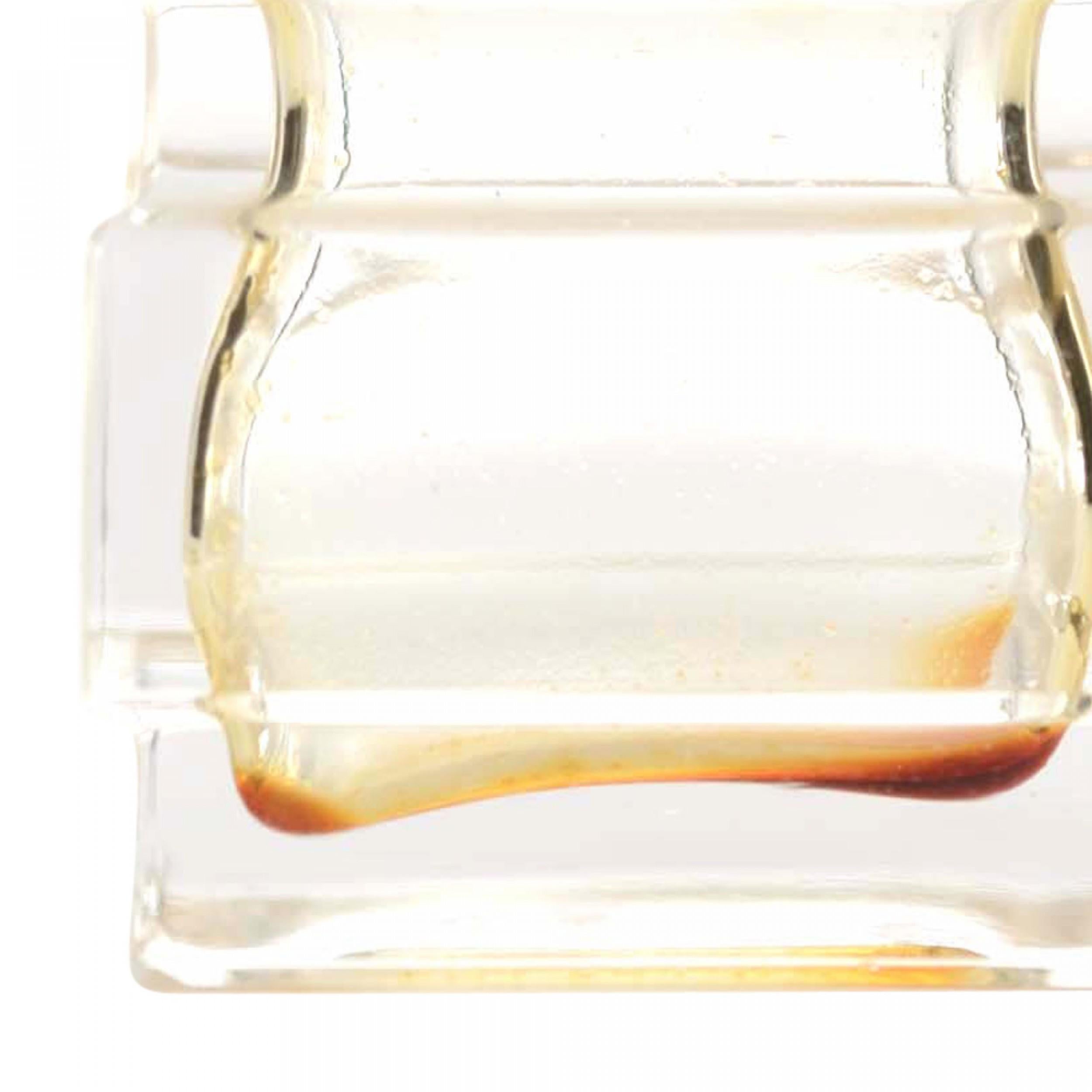 Französisch Art Deco Tiered Glas Parfümflasche (Art déco) im Angebot