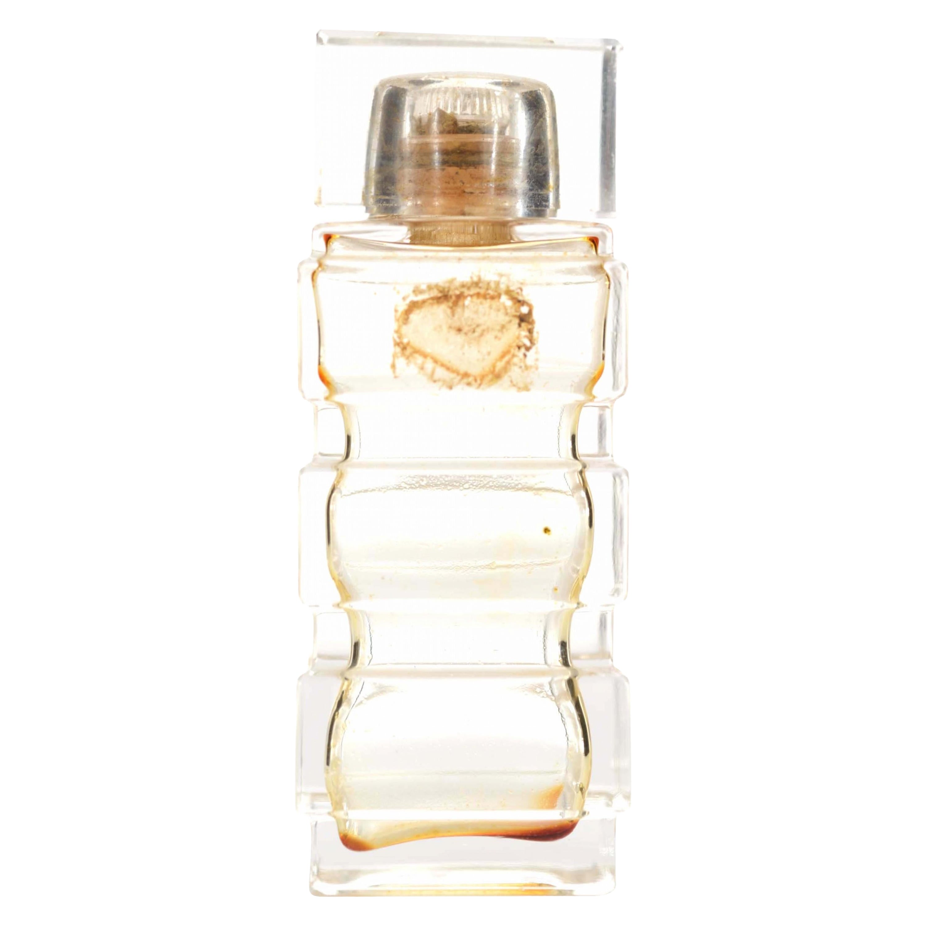 Französisch Art Deco Tiered Glas Parfümflasche