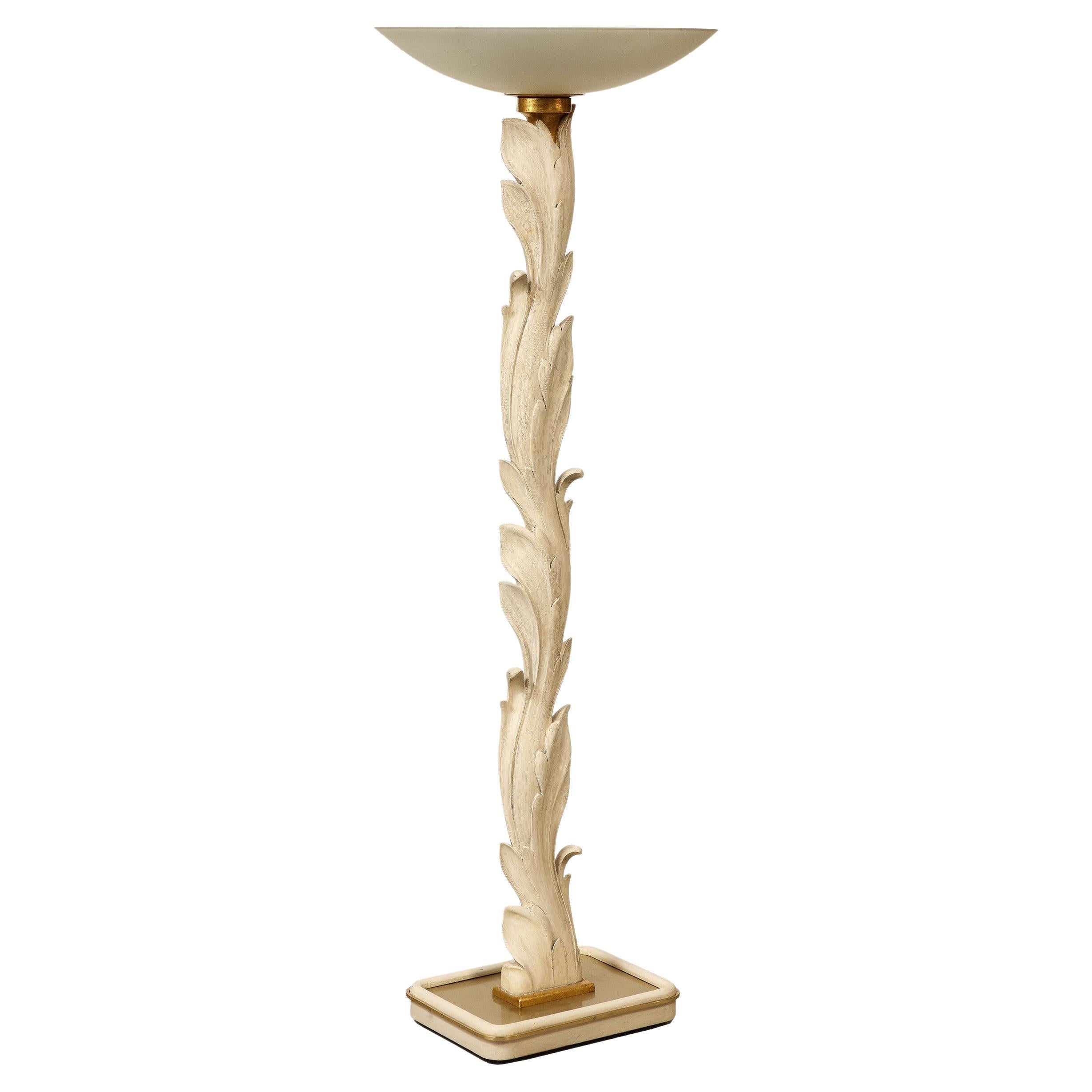 French Art Deco Floor Lamp For Sale