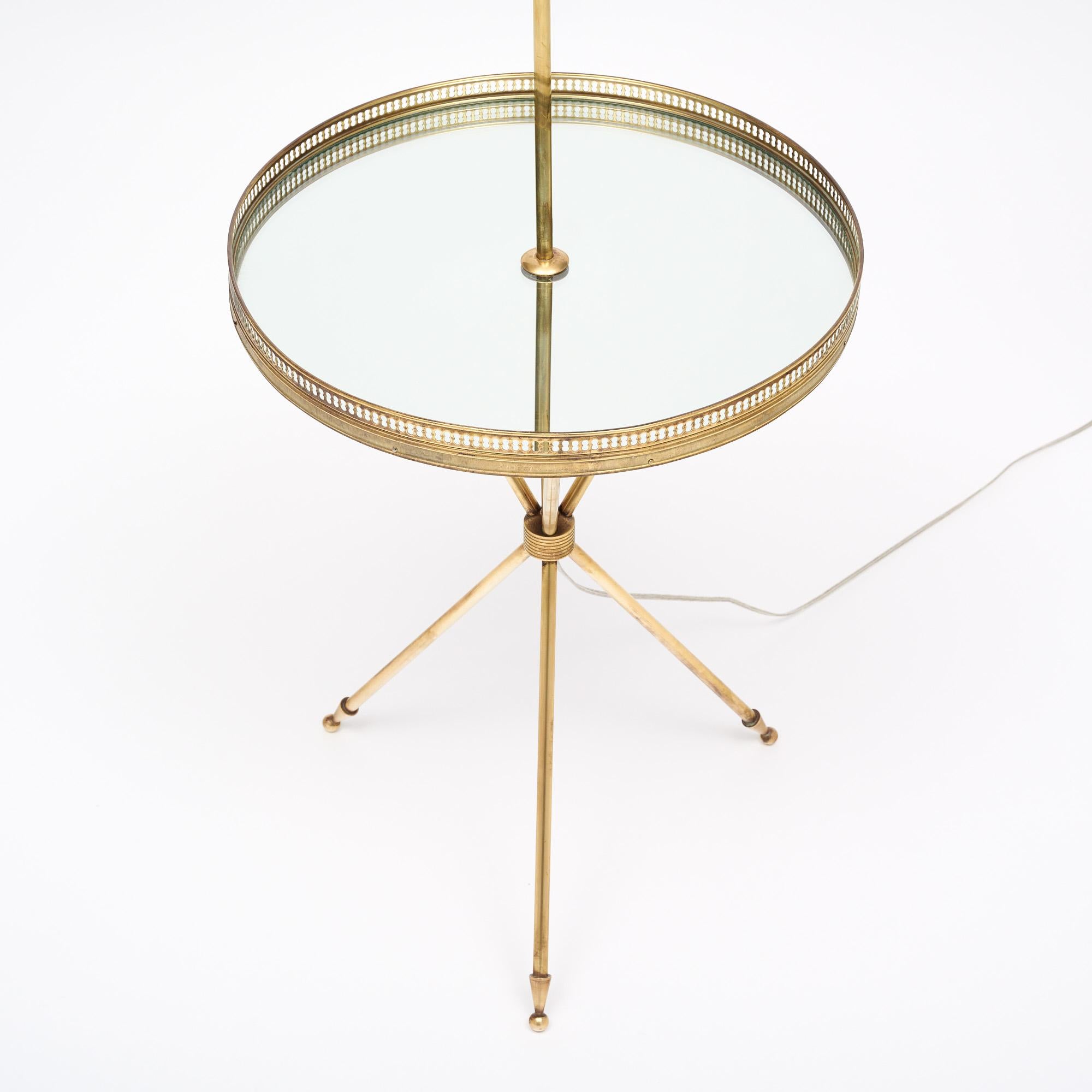 French Art Deco Tripod Floor Lamp For Sale 3