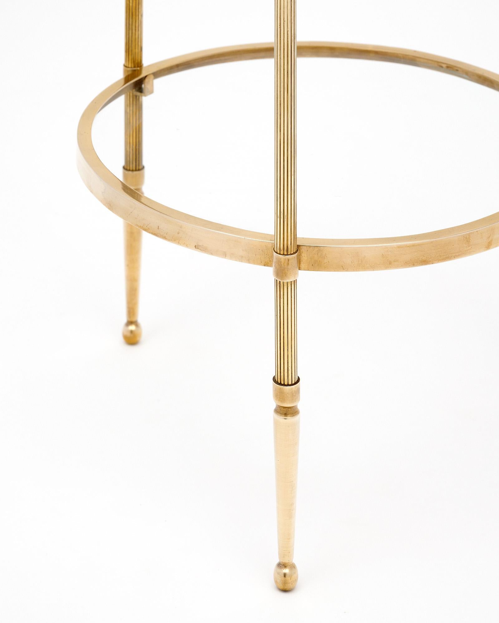 French Art Deco Tripod Side Table In Good Condition For Sale In Austin, TX