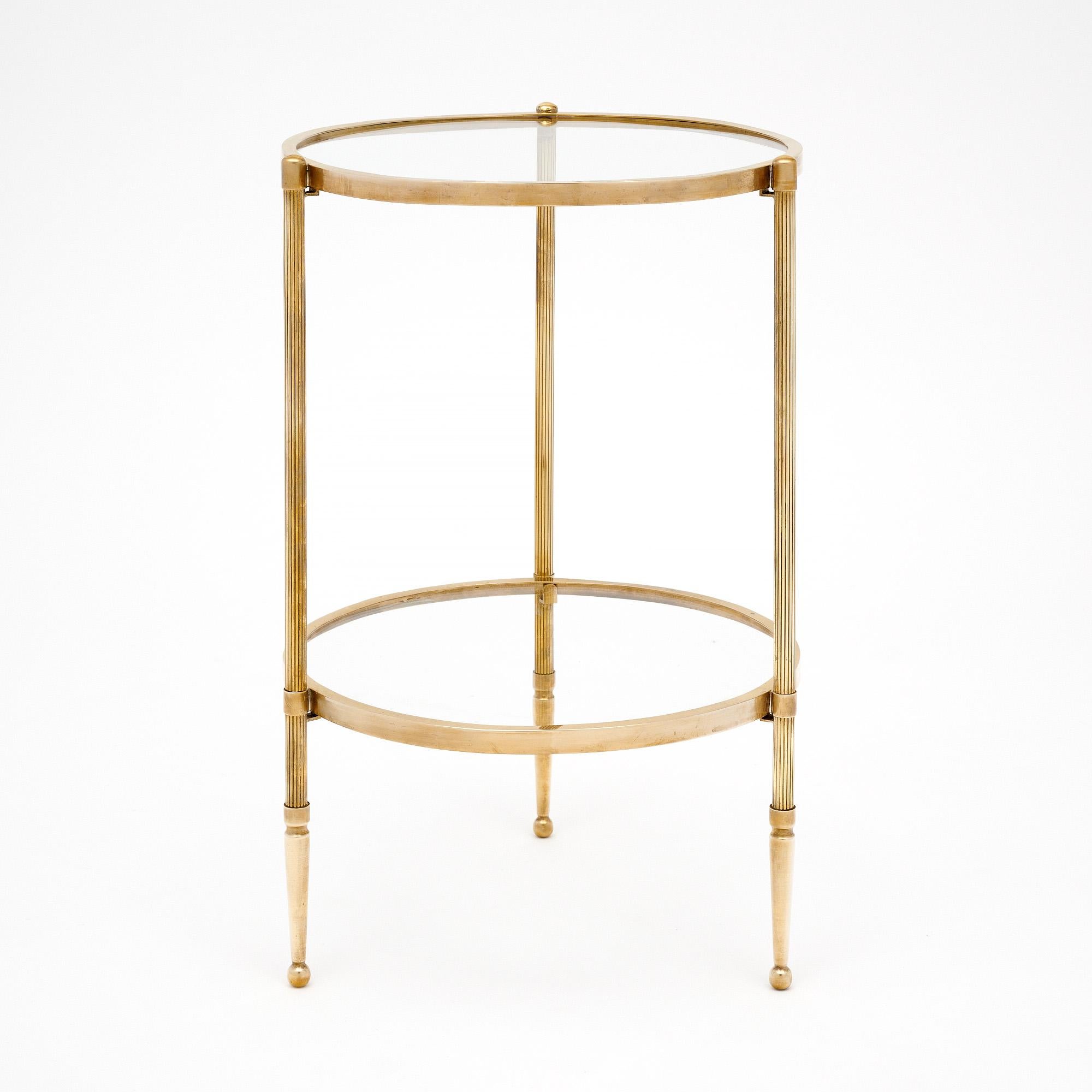 French Art Deco Tripod Side Table For Sale 1