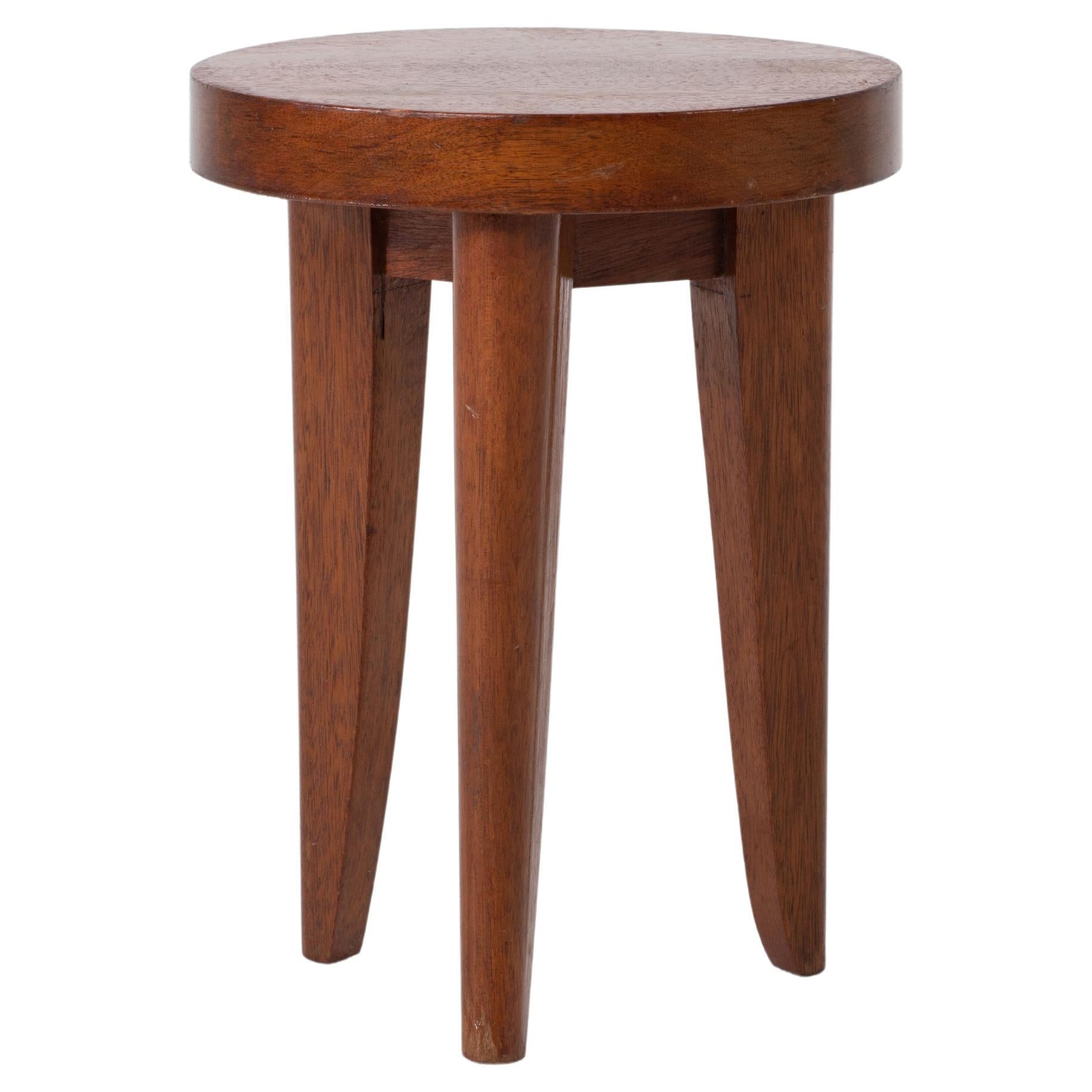 Tabouret tripode Art-Déco français