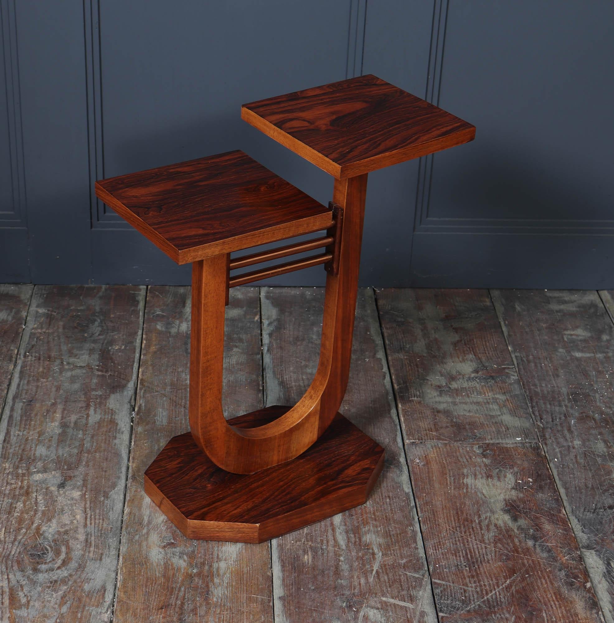 Table à deux niveaux Art déco français en vente 6