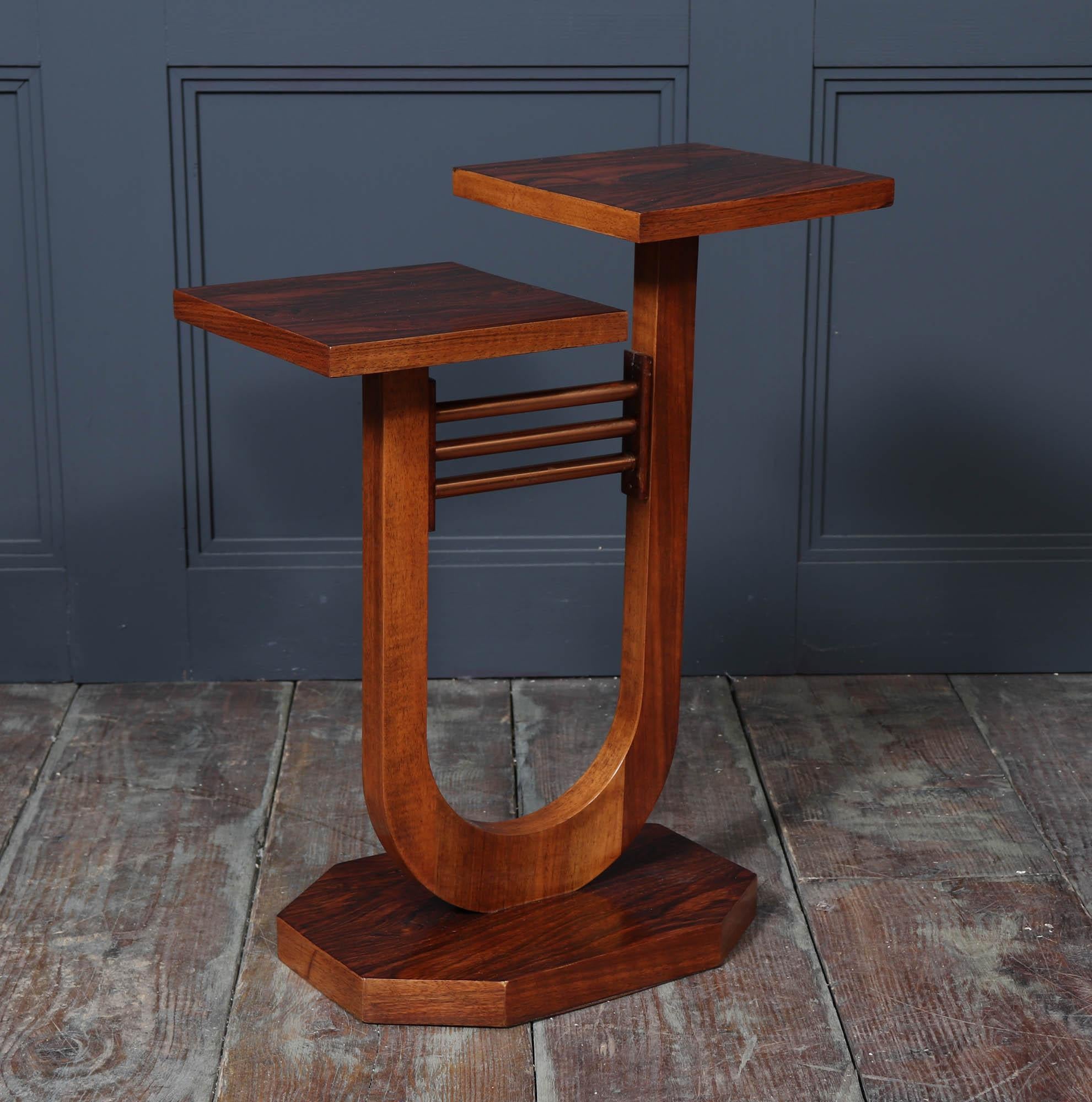 Table à deux niveaux Art déco français en vente 7