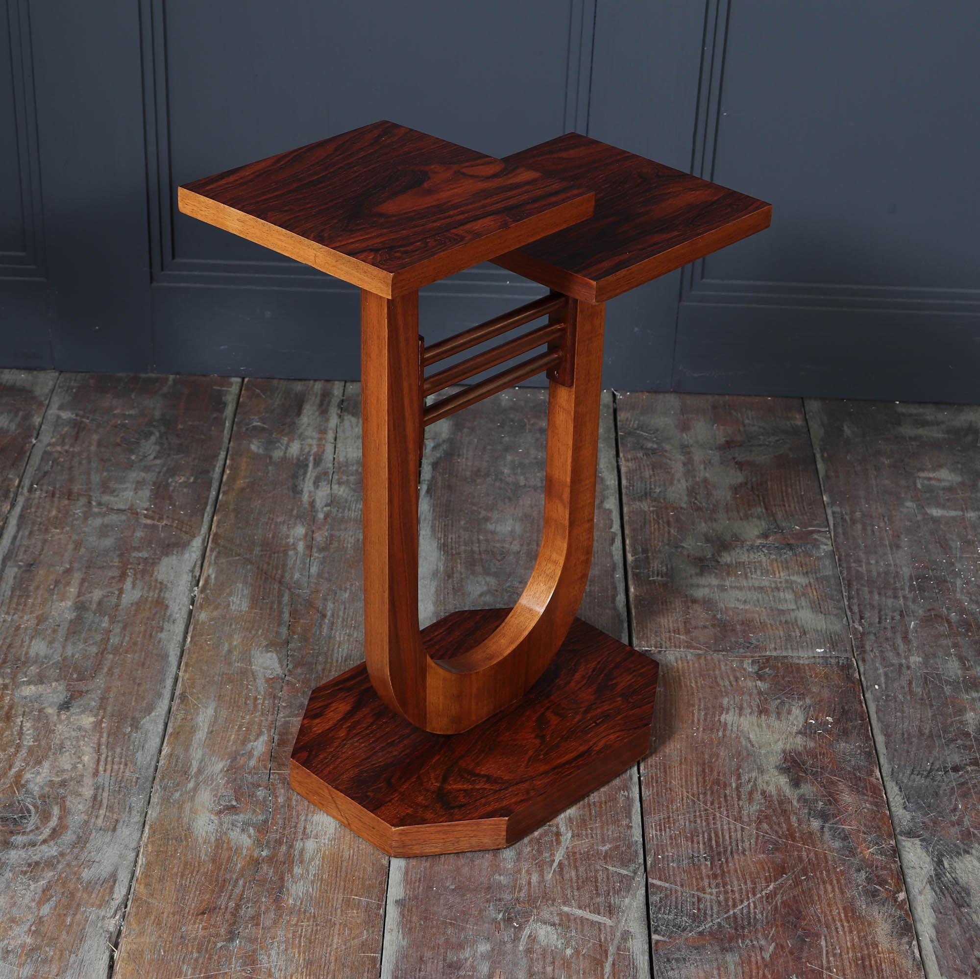 Table à deux niveaux Art déco français en vente 2