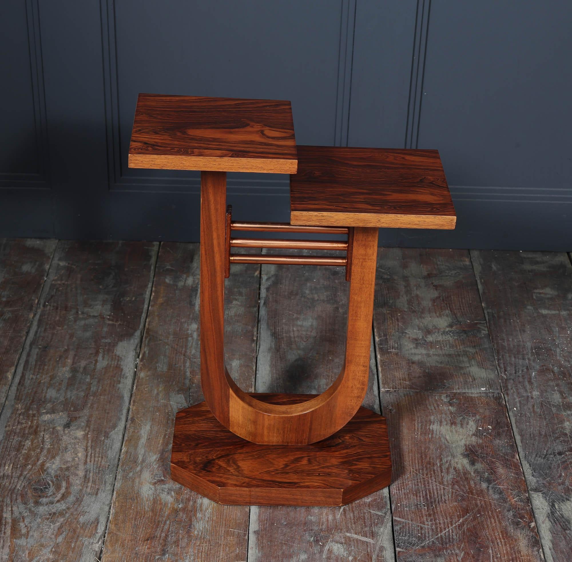 Table à deux niveaux Art déco français en vente 3