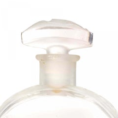French Art Deco Perfume Bottle by Rigaud, Clear & Frosted Glass
