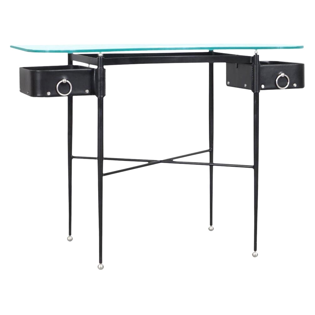 Coiffeuse ou bureau Art Déco français attribué à Jacques Adnet