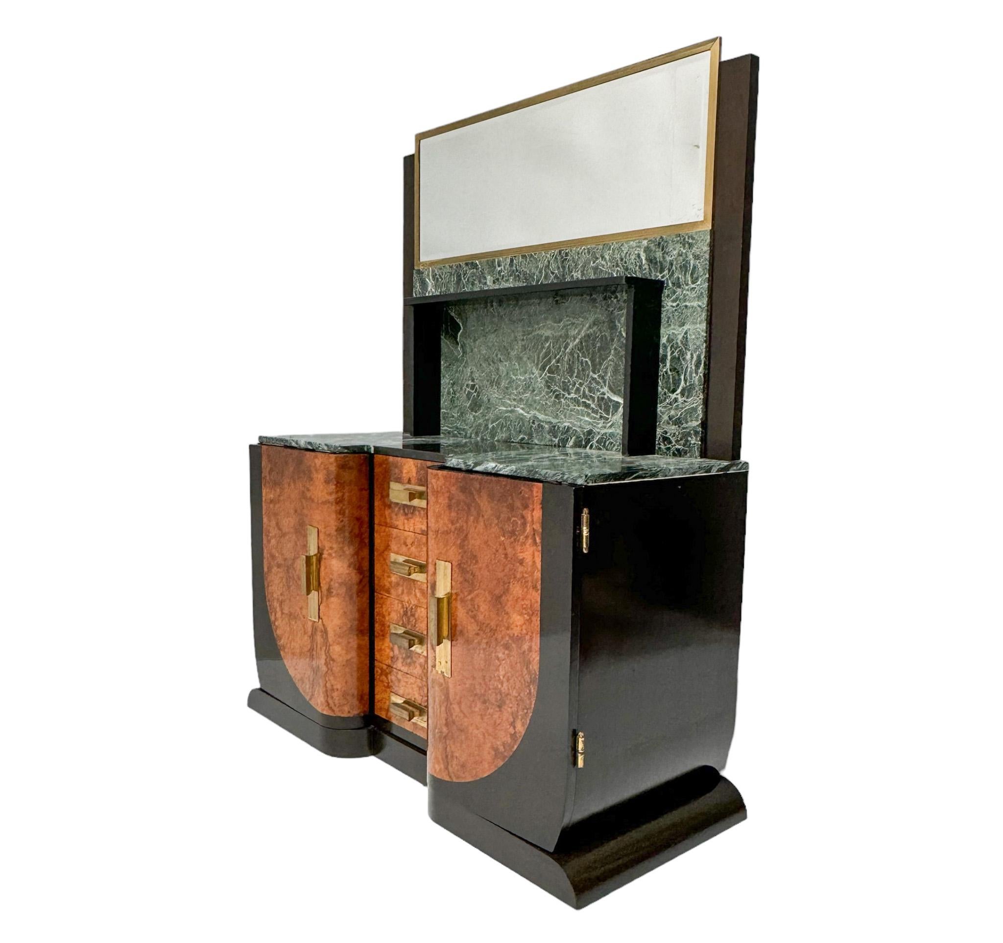 Français Table de coiffeuse ou de coiffeuse Art déco française, années 1930 en vente