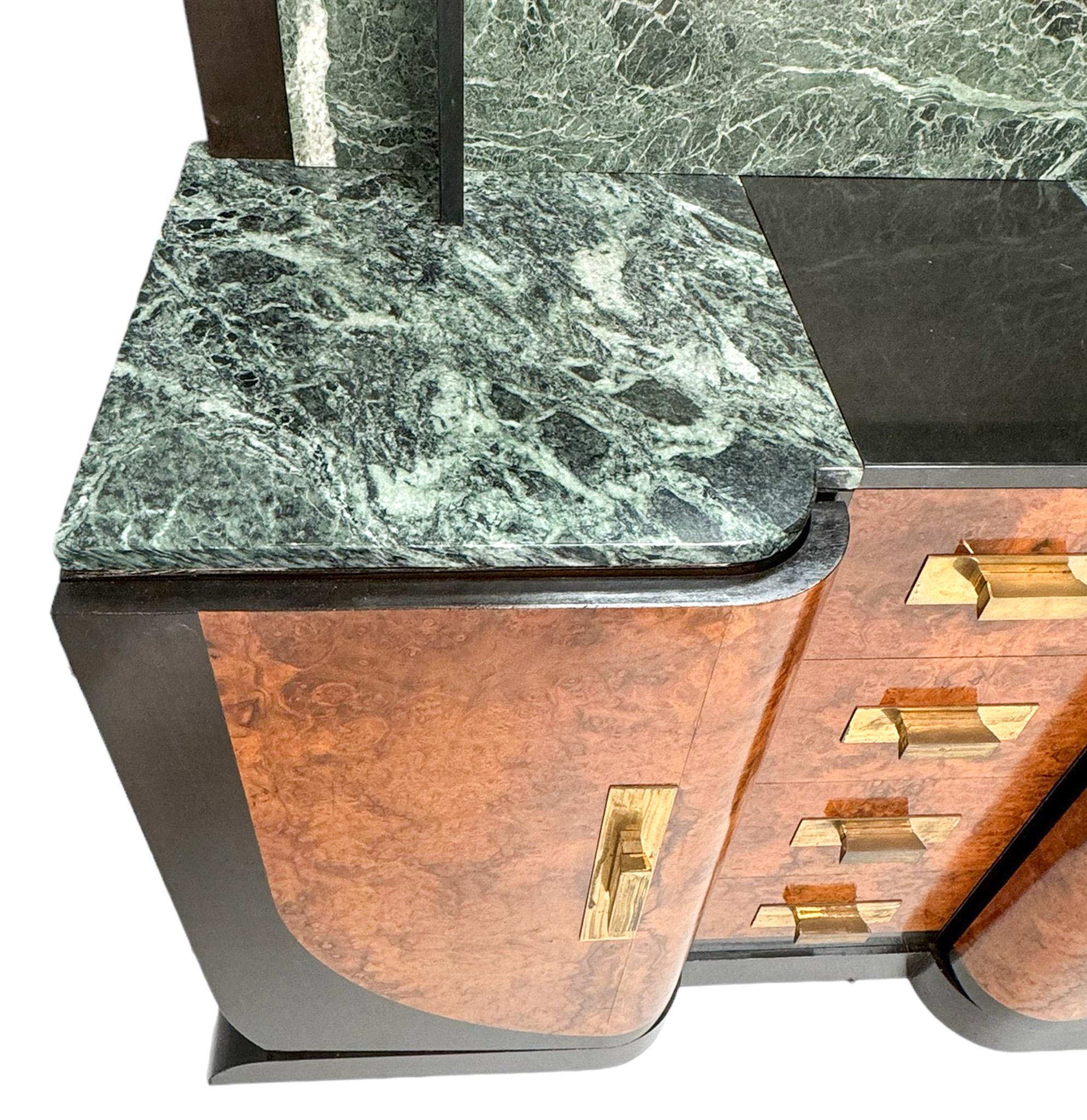 Table de coiffeuse ou de coiffeuse Art déco française, années 1930 en vente 1