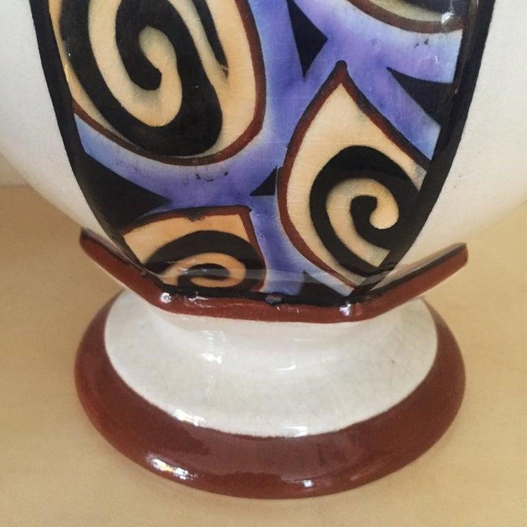 Französische Art-Déco-Vase, 1930er Jahre im Zustand „Hervorragend“ im Angebot in Milan, IT