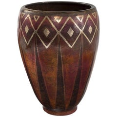 French Art Deco Vase by Claudius Linossier