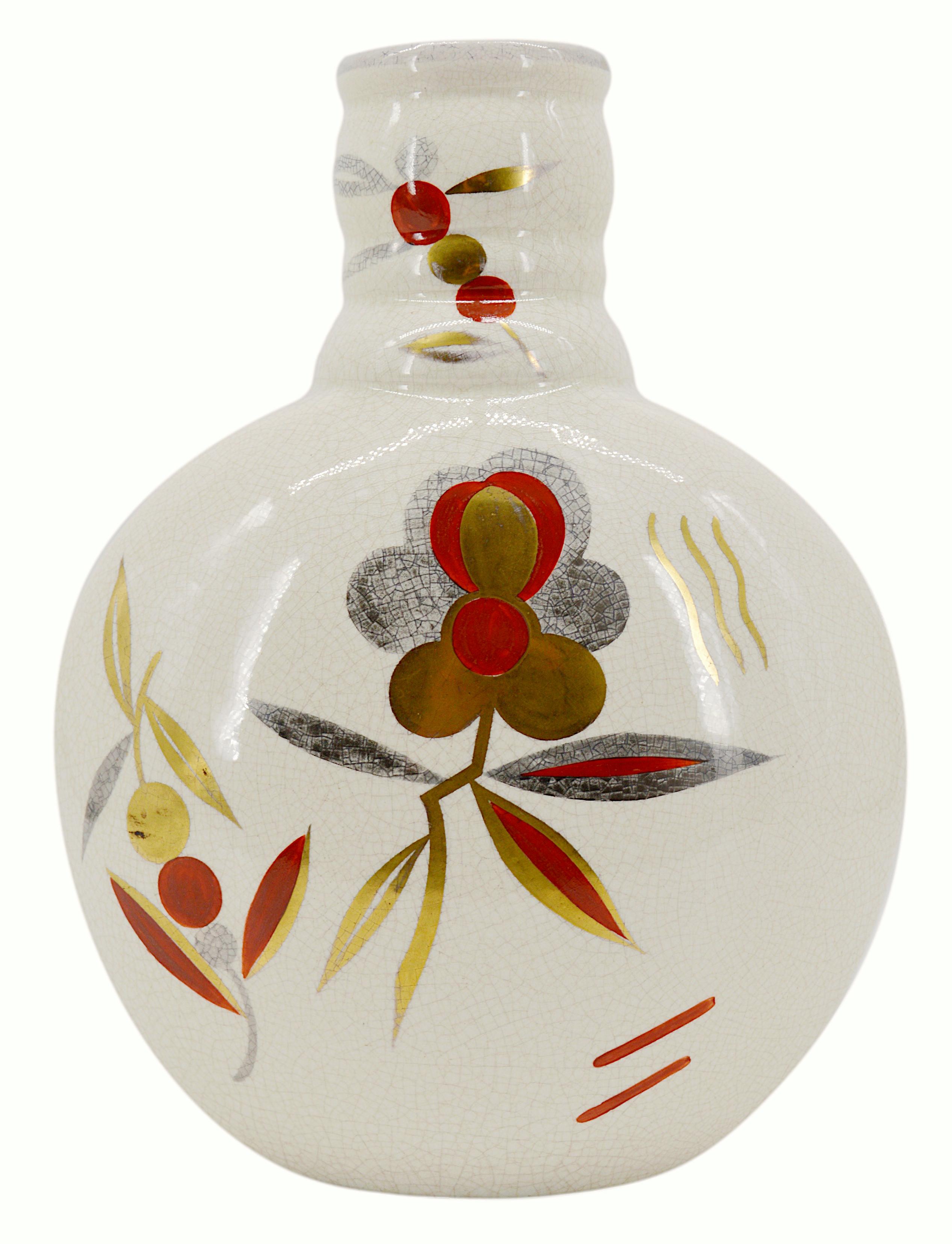 Jarrón francés Art Déco de Sainte Radegonde, 1920 principios del siglo XX en venta