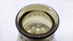 French Art Deco vase made of Daum Nancy glass